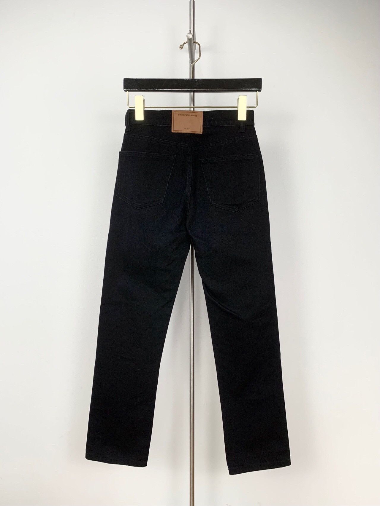 Alexander Wang Alexander Wang Pants Black Cotton Denim Jeans (Size 24) Size 24" / US 00 / IT 34 - 4 Thumbnail