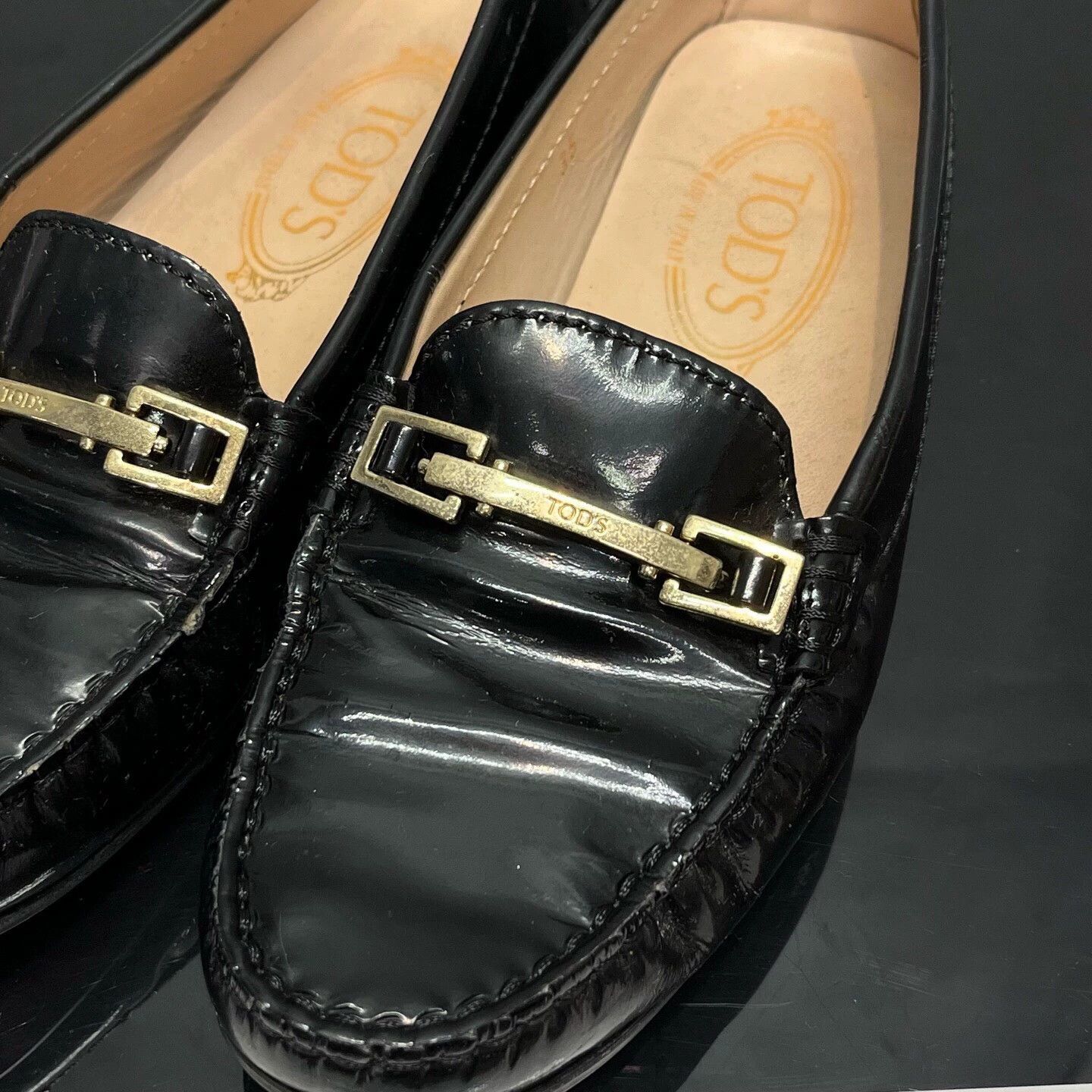 Tod's TOD'S Women's Padlock Gommino Loafers 35 98 New Size US 4 / IT 34 - 7 Thumbnail