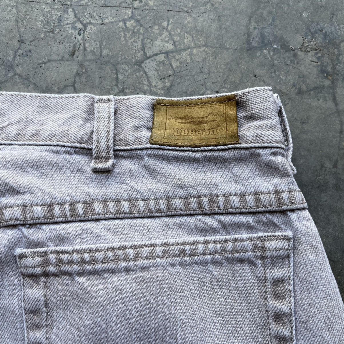 L.L. Bean 90s LL Bean Usa Tapered Denim Jeans Size 35x34 Size US 35 - 8 Thumbnail