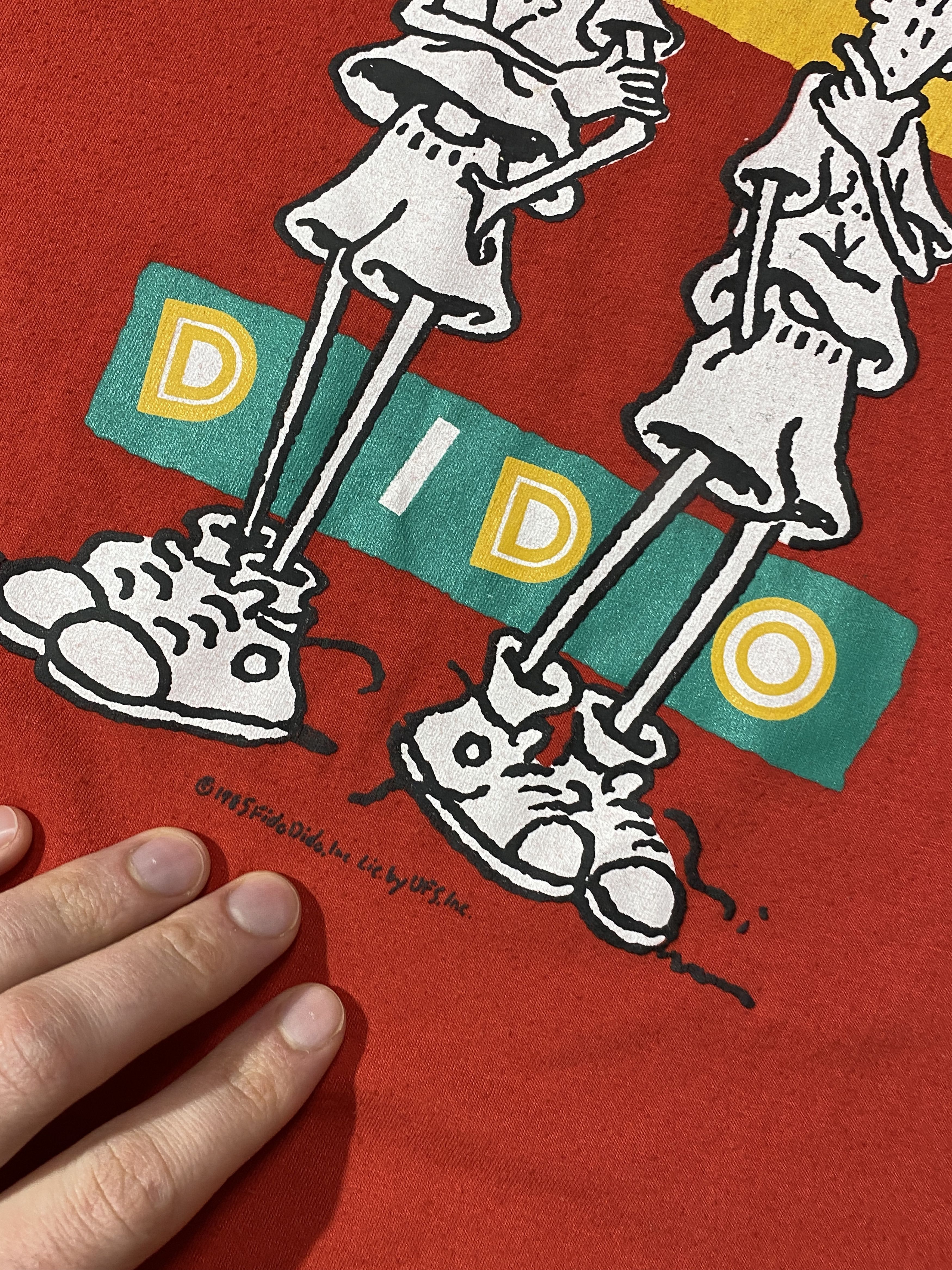 Vintage Vintage 80s Fido Dido T-Shirt Big Logo Size US L / EU 52-54 / 3 - 3 Thumbnail