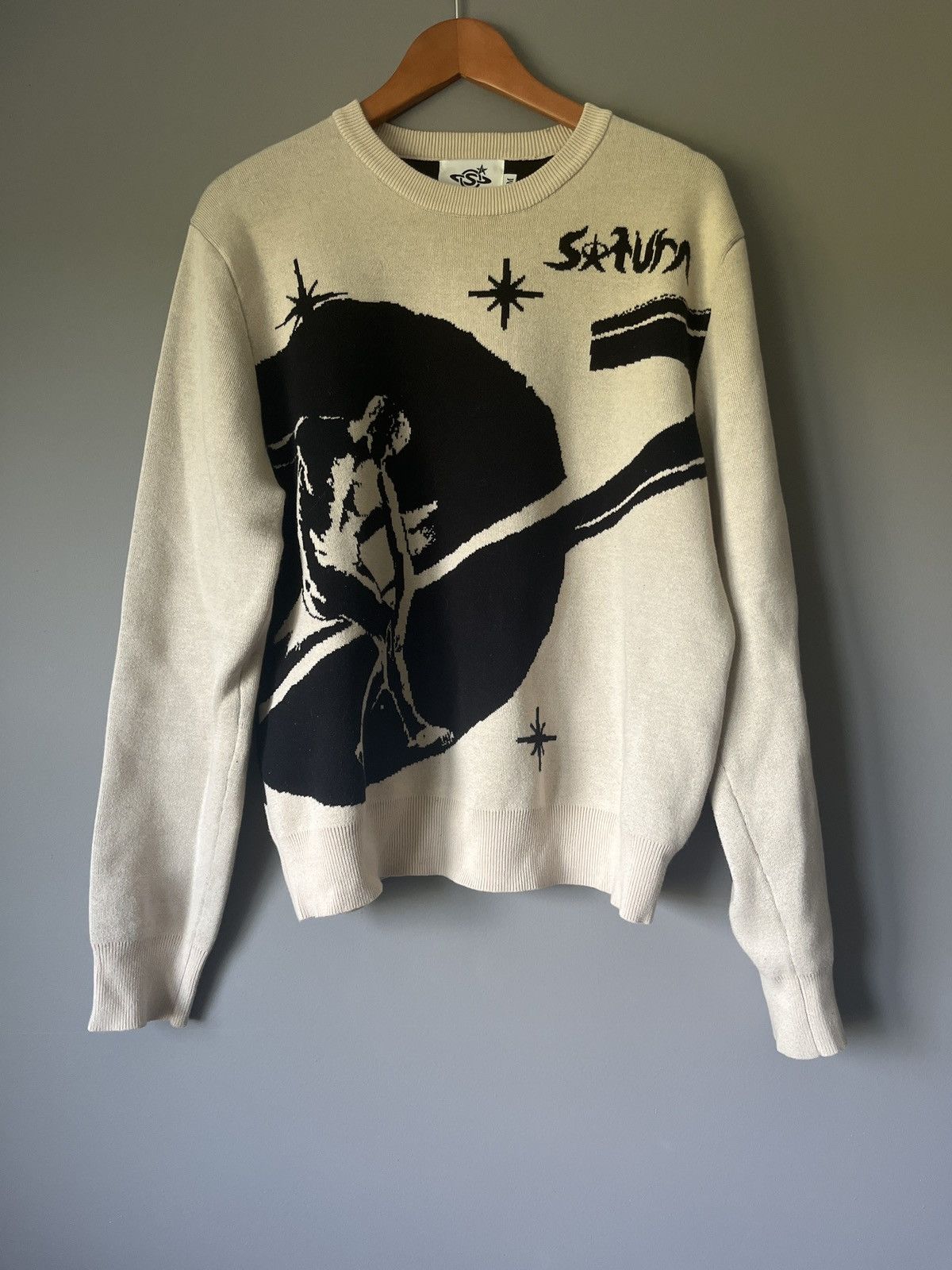Japanese Brand × Vintage Saturn LA Symmetria Knit Size US M / EU 48-50 / 2 - 1 Thumbnail