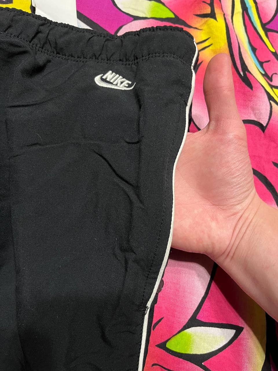Nike × Vintage Vintage Nike nylon women pants in black L size y2k Size 32" / US 10 / IT 46 - 6 Thumbnail