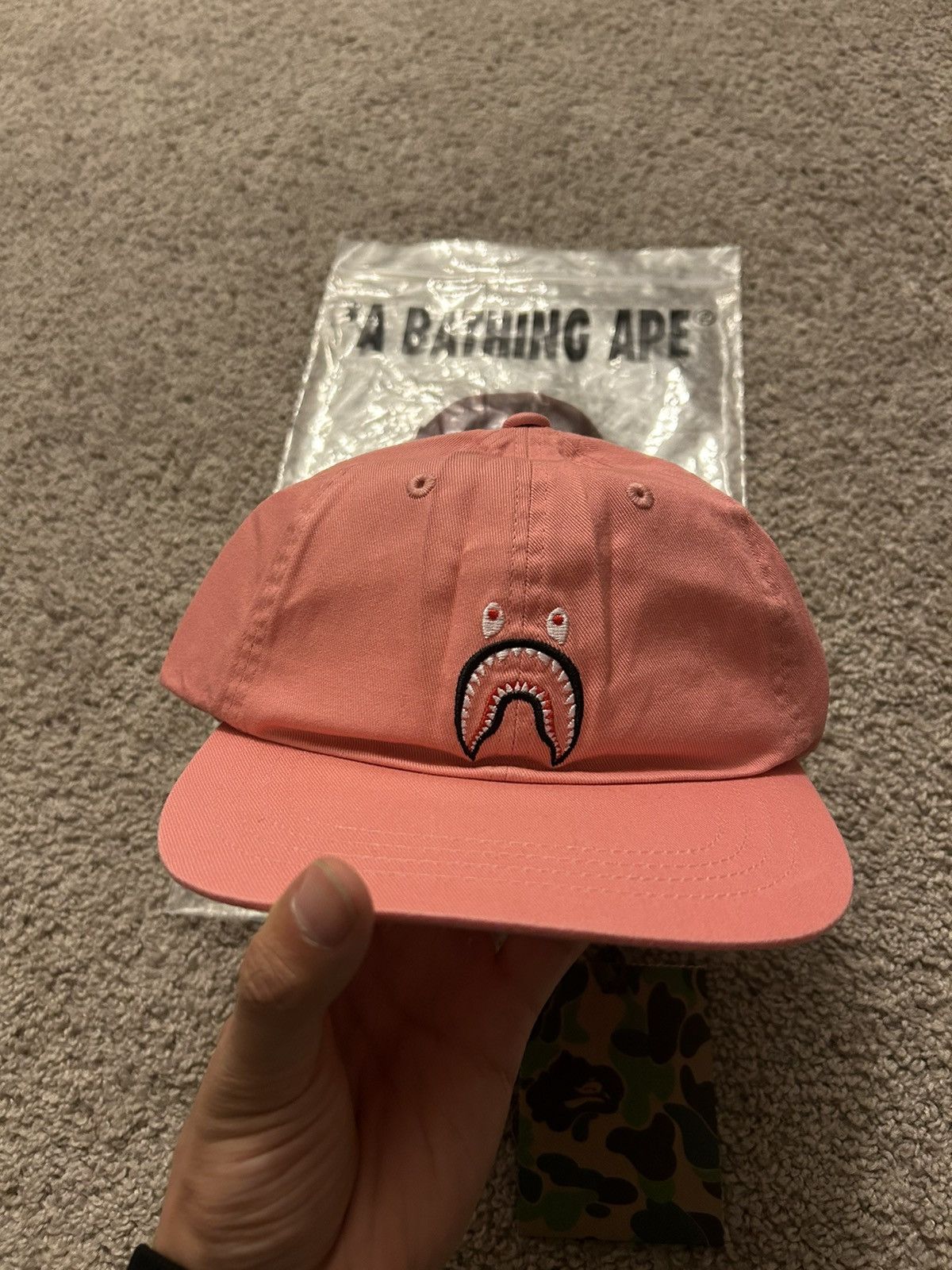 Bape BAPE Tiger Shark Face PONR Dad Hat Size ONE SIZE - 1 Thumbnail