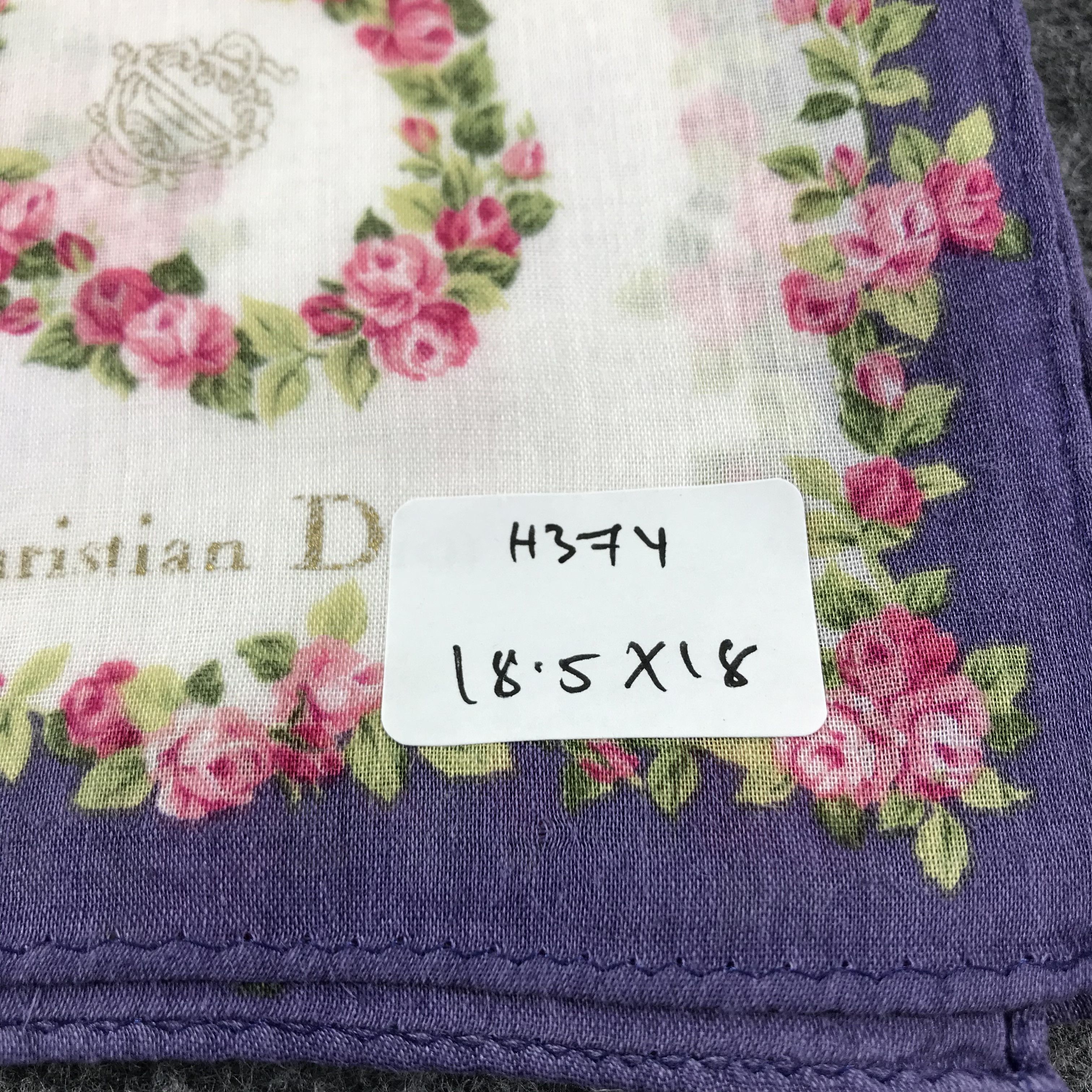 Christian Dior Monsieur Christian Dior Handkerchief Neckerchief Bandana H374 Size ONE SIZE - 12 Thumbnail