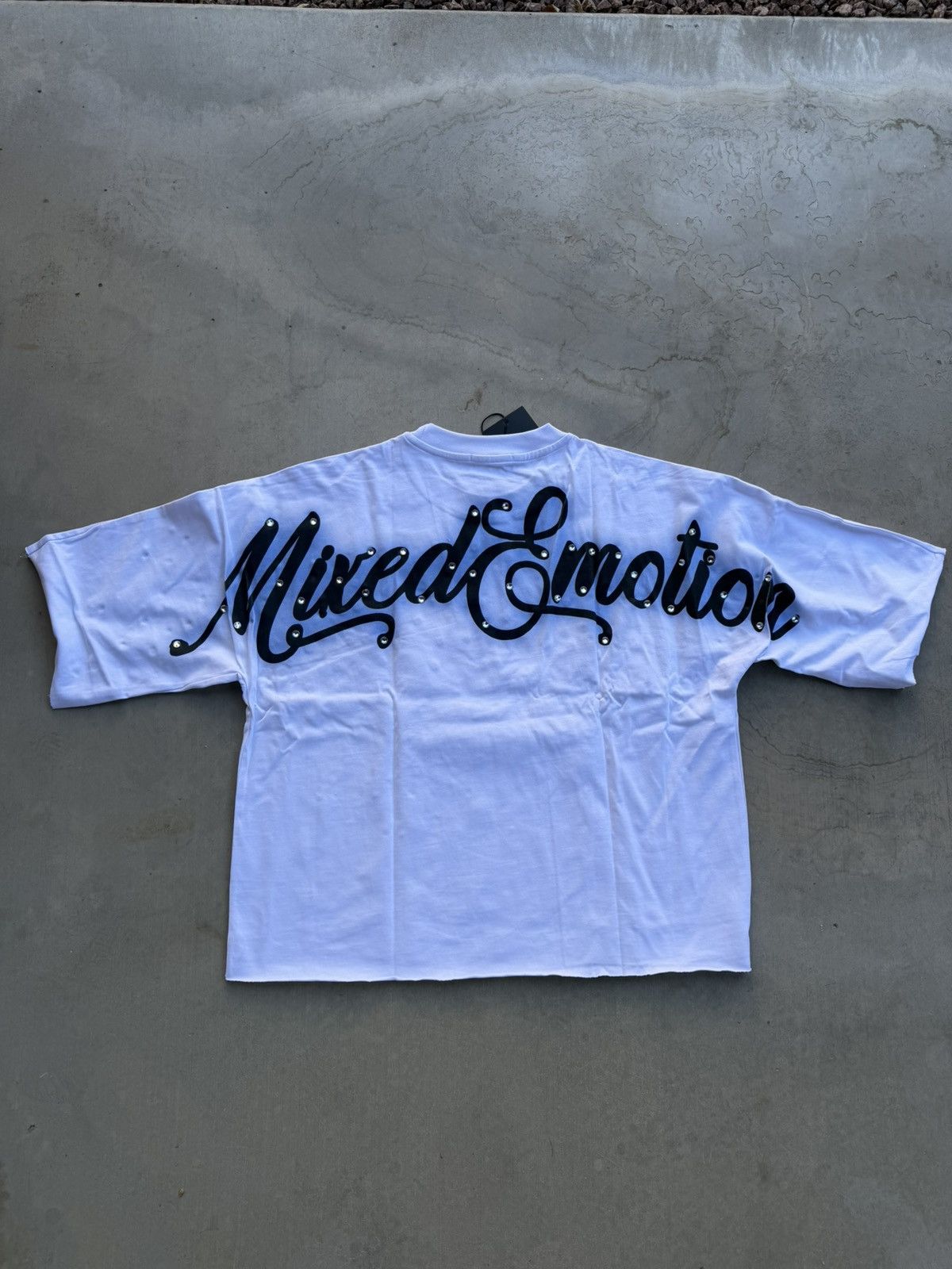 Other Mixed Emotions Angel Cropped Tee White Size Small NWT Size US S / EU 44-46 / 1 - 2 Thumbnail