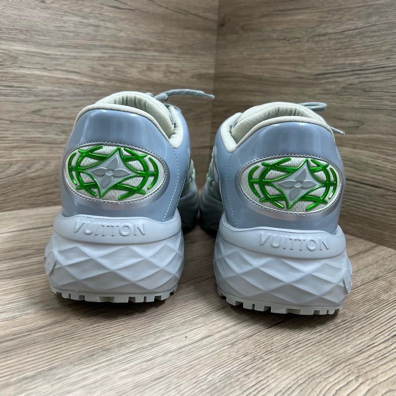Louis Vuitton Louis Vuitton Discovery Silver Green Sneakers shoes Size US 10 / EU 43 - 5 Thumbnail