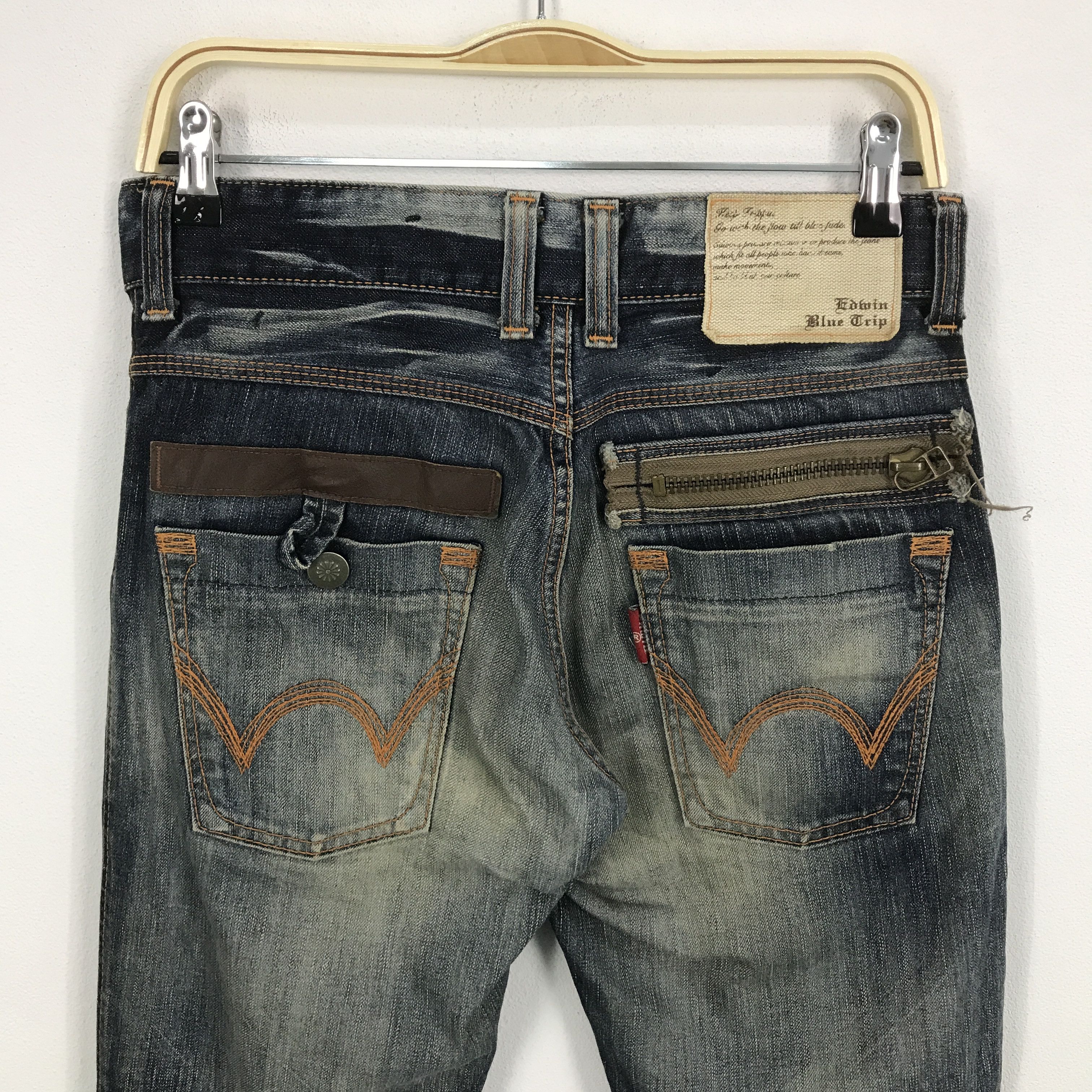 Japanese Brand edwin japan light denim jeans pants Size US 28 / EU 44 - 5 Thumbnail