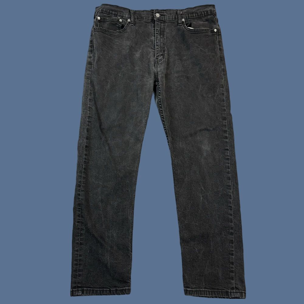 Levi's Levis 502 Jeans Mens 40x32 40x30 Black Denim Taper Fit Stretch 5 Pocket Shirt Mens Pants Denim Size US 40 / EU 56 - 1 Thumbnail