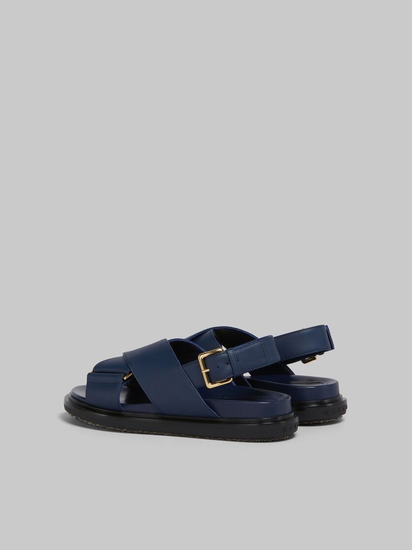 Marni oc11z0525 Leather Fussbett in Blue Size US 5 / IT 35 - 5 Thumbnail