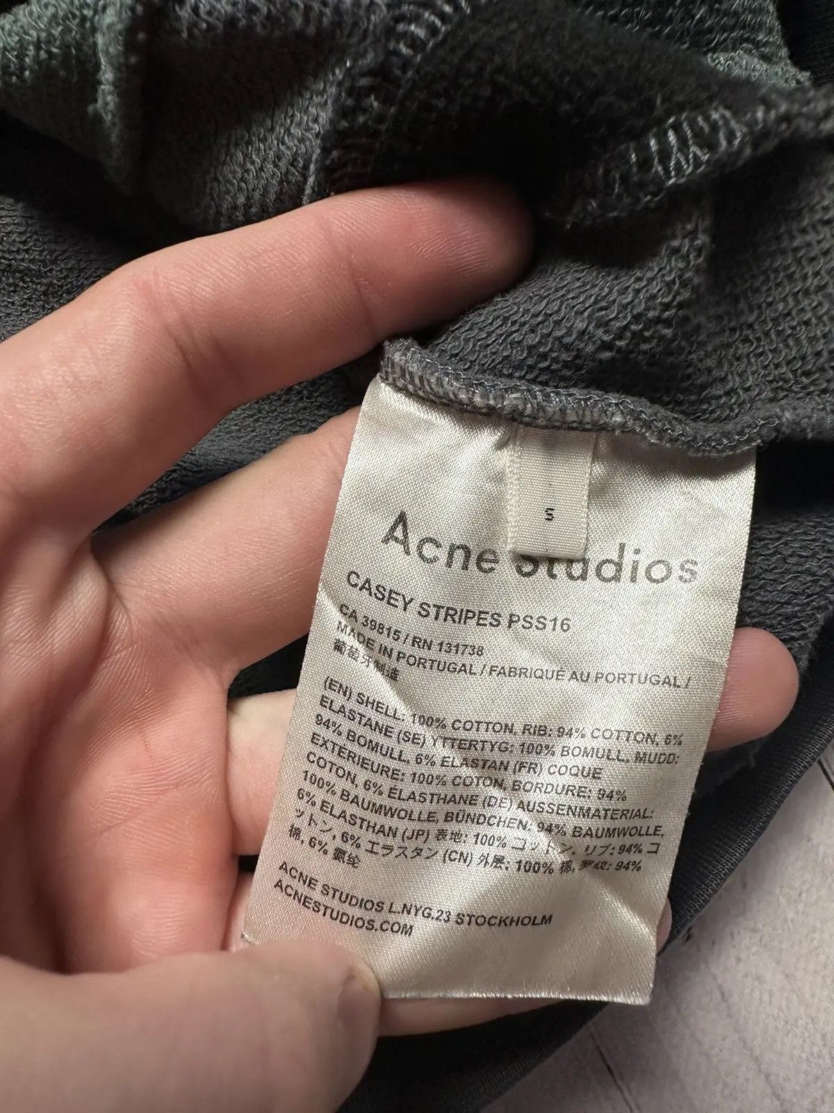 Acne Studios Vintage Acne Studio striped sweatshirt S rare Size US S / EU 44-46 / 1 - 5 Thumbnail