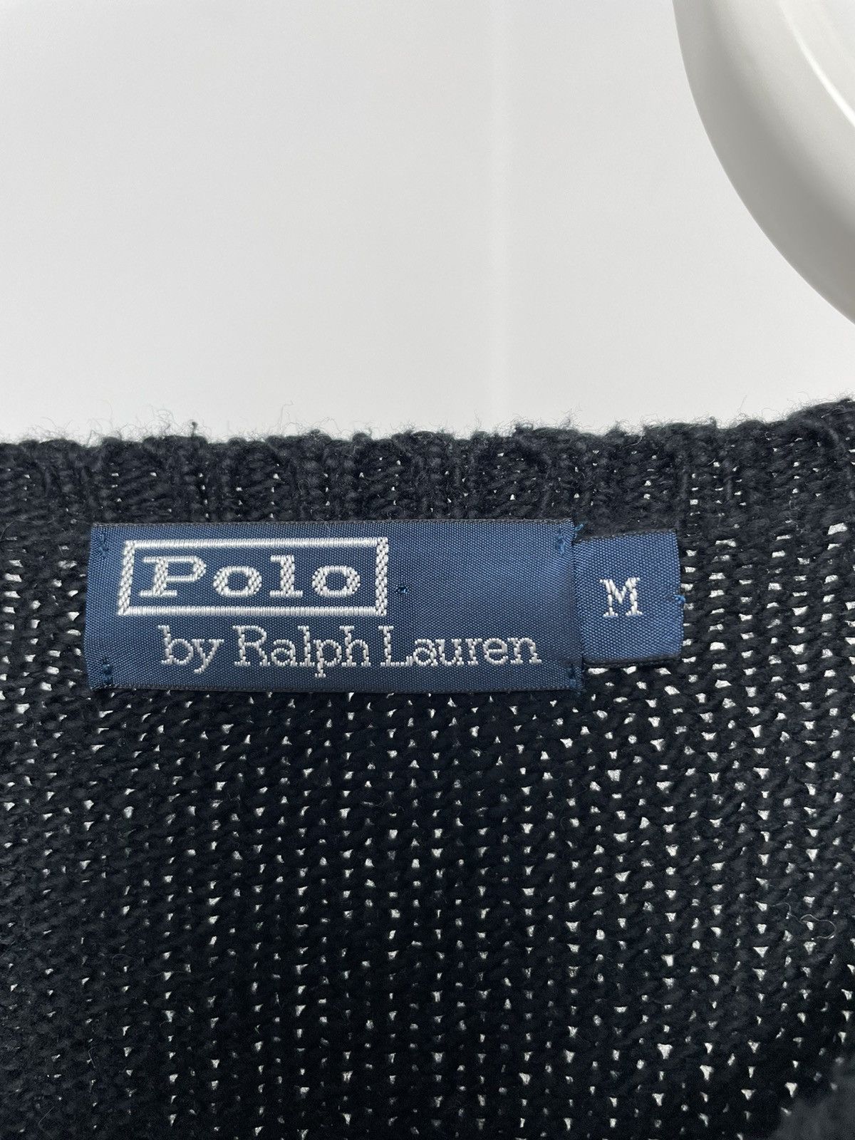 Polo Ralph Lauren Vintage 90s Polo Ralph Lauren Sweater Black Size US L / EU 52-54 / 3 - 4 Thumbnail