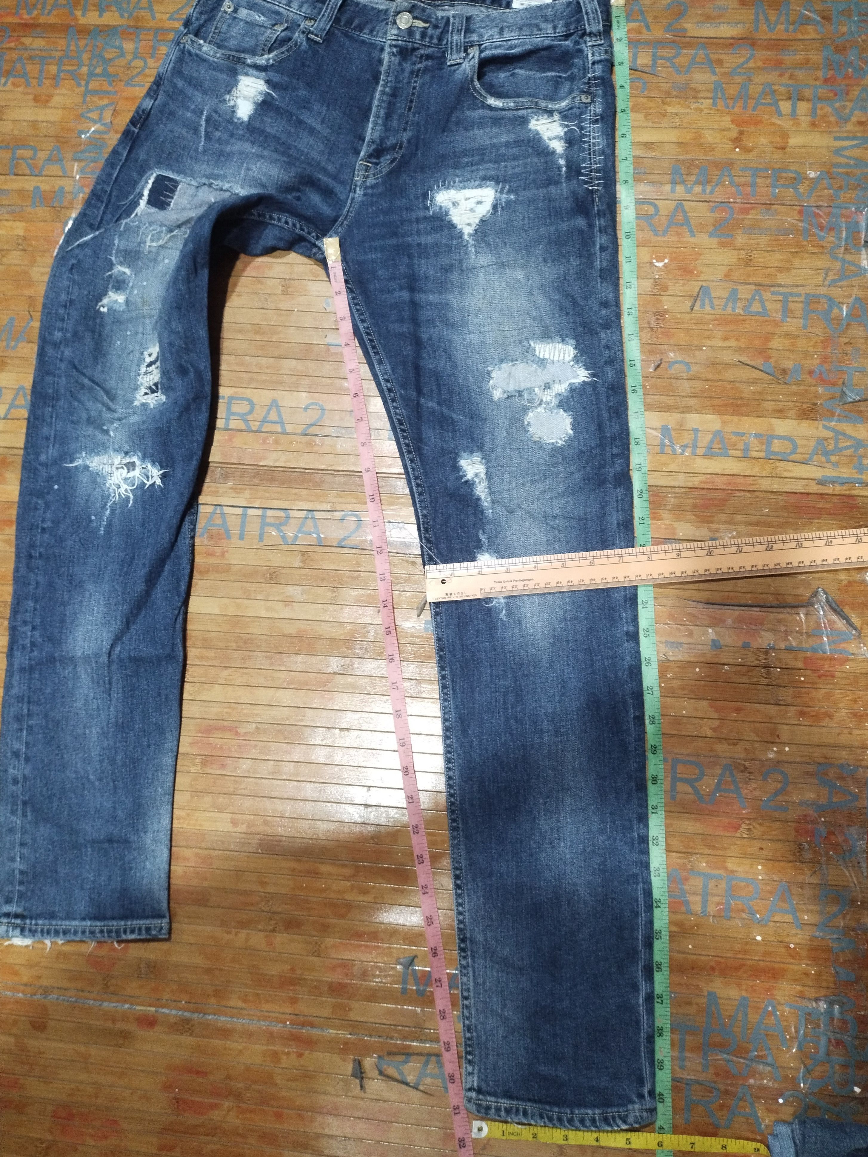 Vintage Bayflow Denim Tapered "Atretchable" Sz 30" Size US 30 / EU 46 - 6 Thumbnail