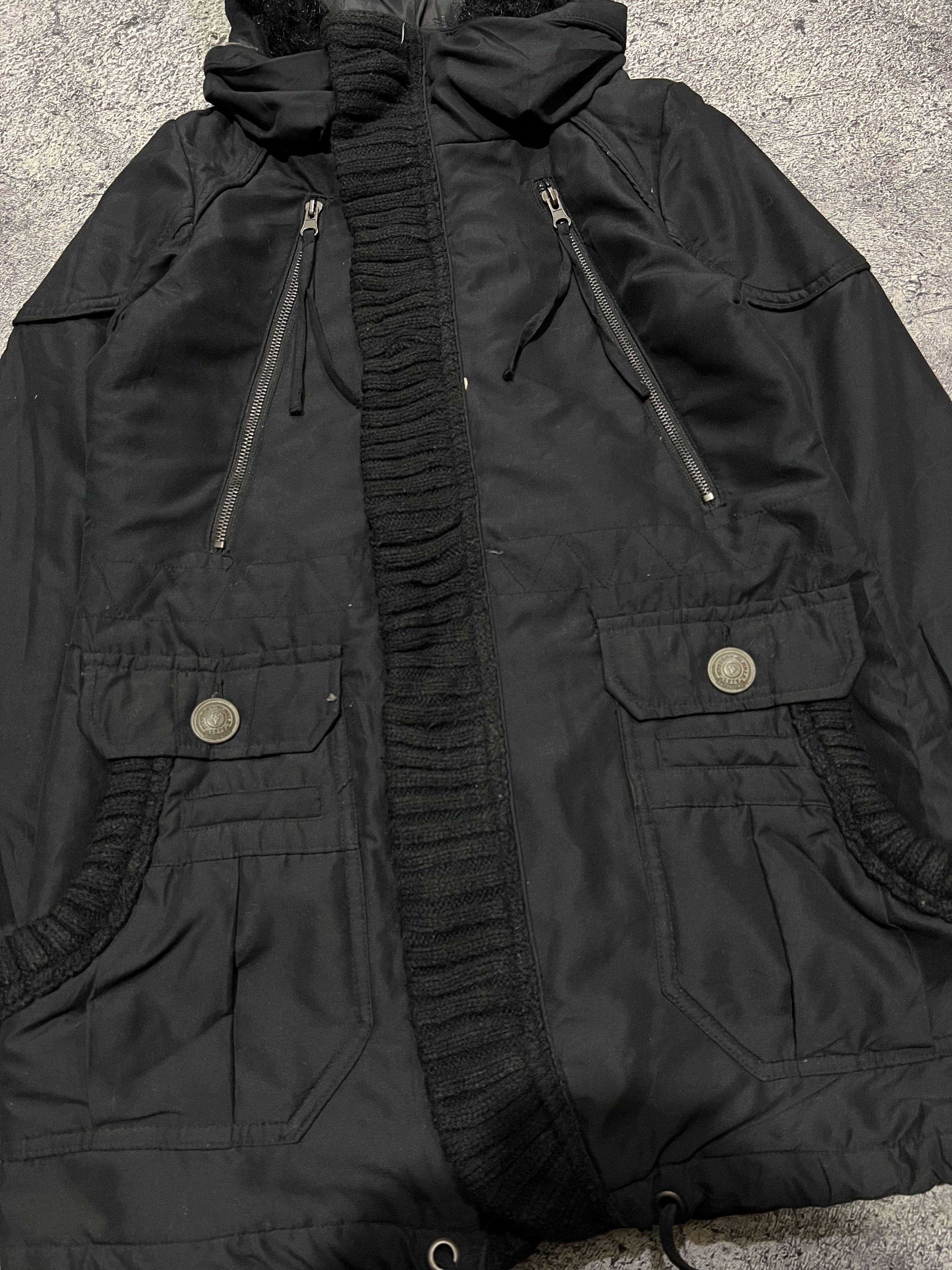Japanese Brand 2000s Archival Japan Punk Fur Hodded y2k Lgb Ifsix Size US S / EU 44-46 / 1 - 2 Thumbnail