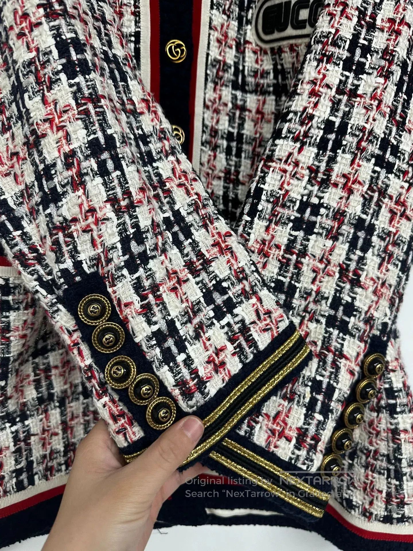 Gucci Gucci Tweed Pattern Jacket. Size US S / EU 44-46 / 1 - 4 Thumbnail