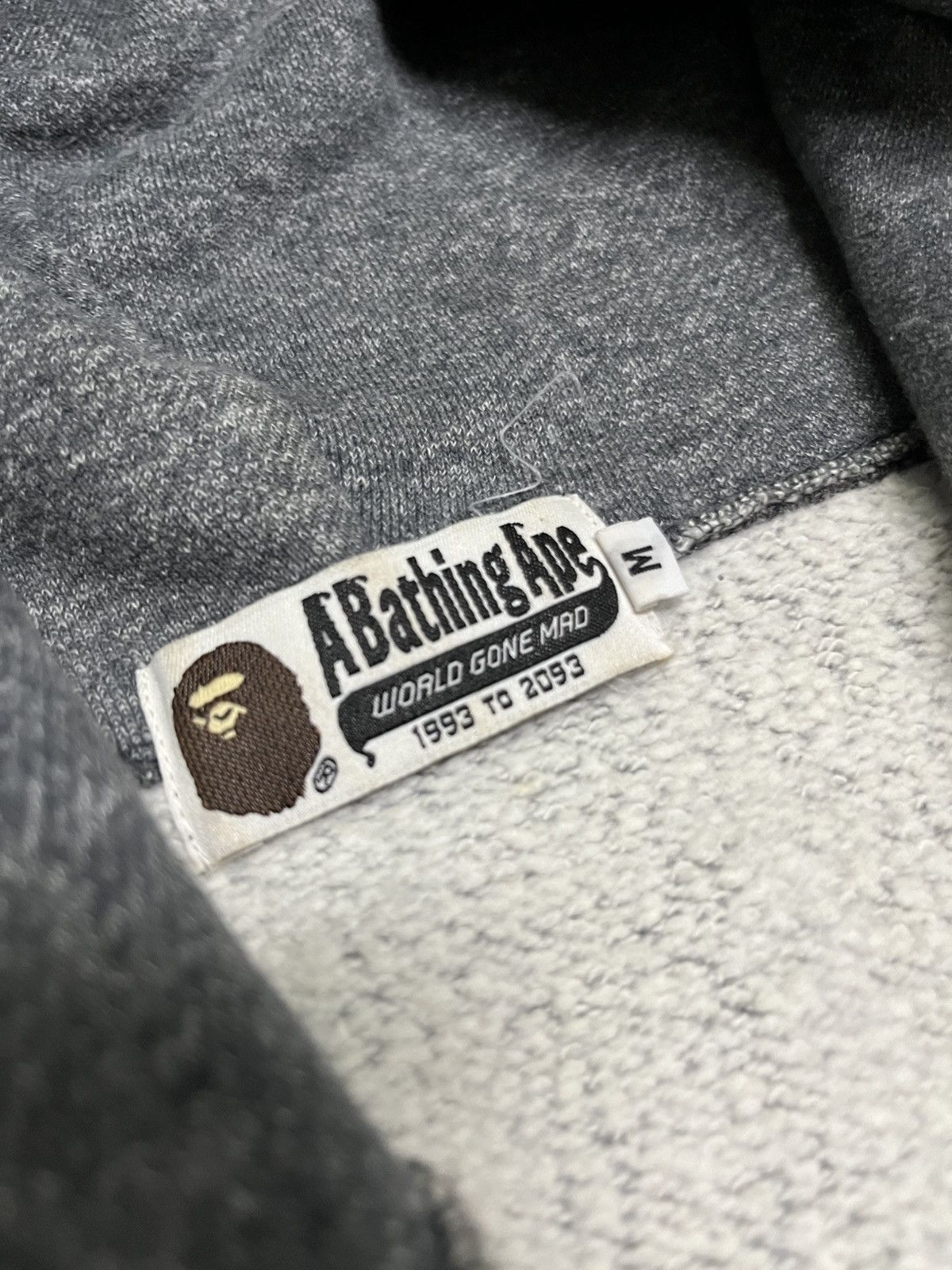 Bape OG Baby Milo Reverse Weave Full Zip Hoodie Size US M / EU 48-50 / 2 - 5 Thumbnail