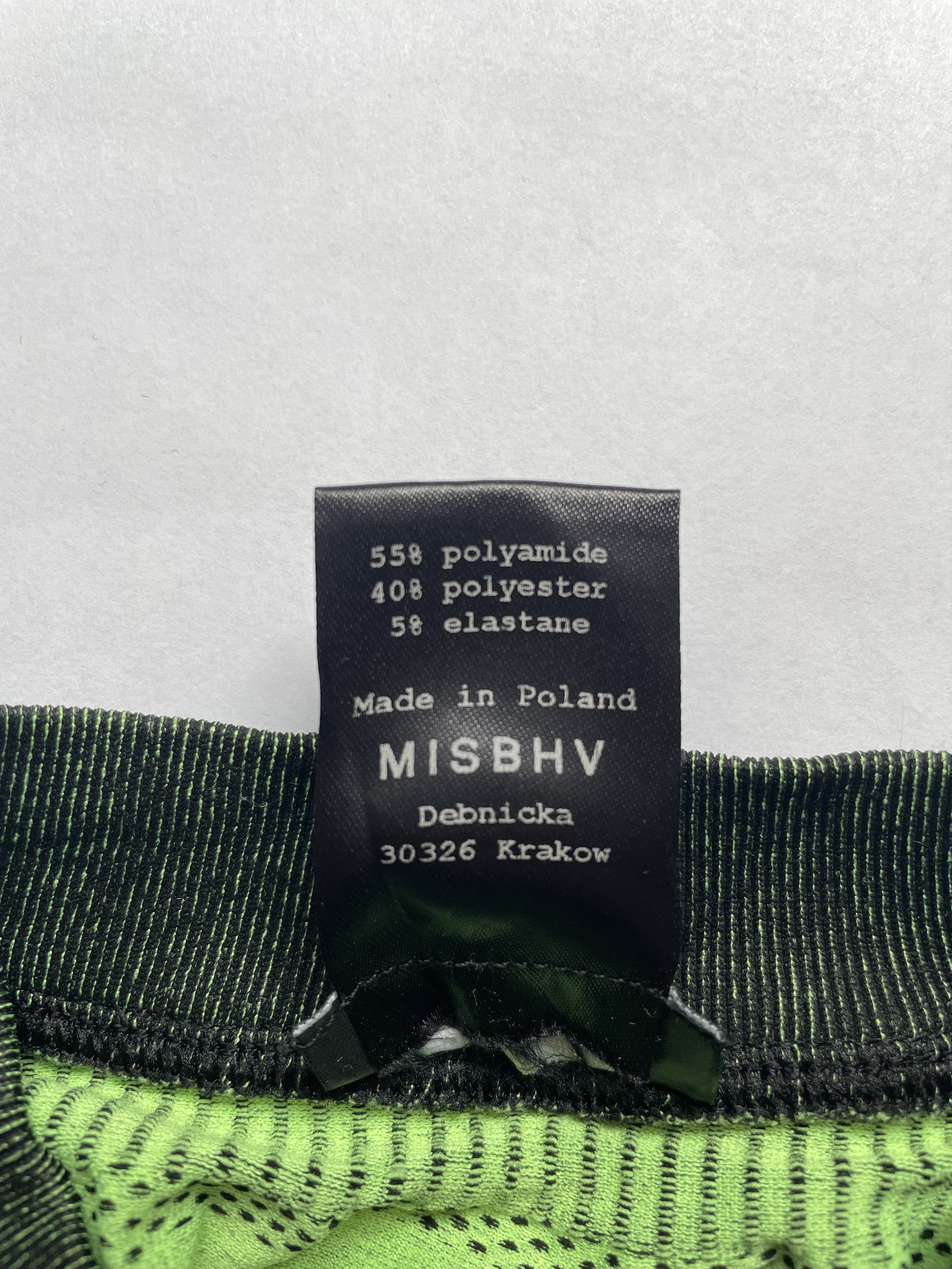 Misbhv Neon Green Futuristic Sport Club Dress Size M / US 6-8 / IT 42-44 - 4 Thumbnail