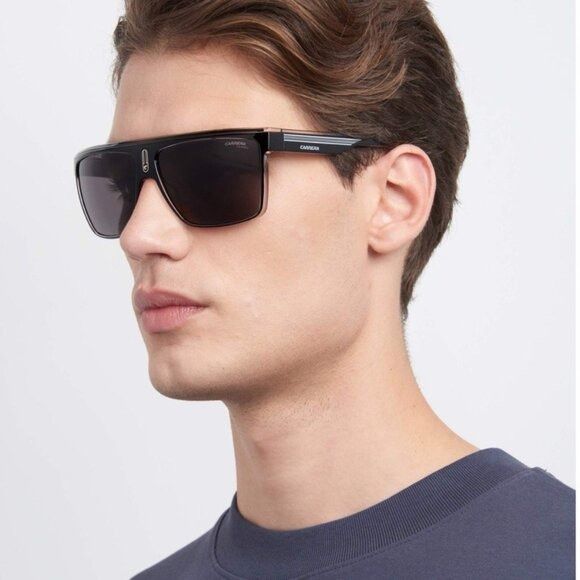 CARRERA 22/N 080S 9O Sunglasses Black/White Shield Frame