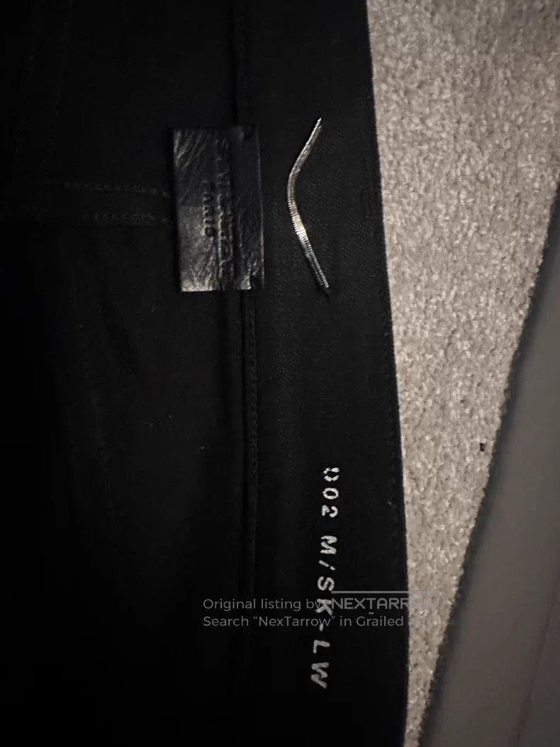 Saint Laurent Paris Saint Laurent Paris Waxed Denim Jeans Size US 30 / EU 46 - 3 Thumbnail