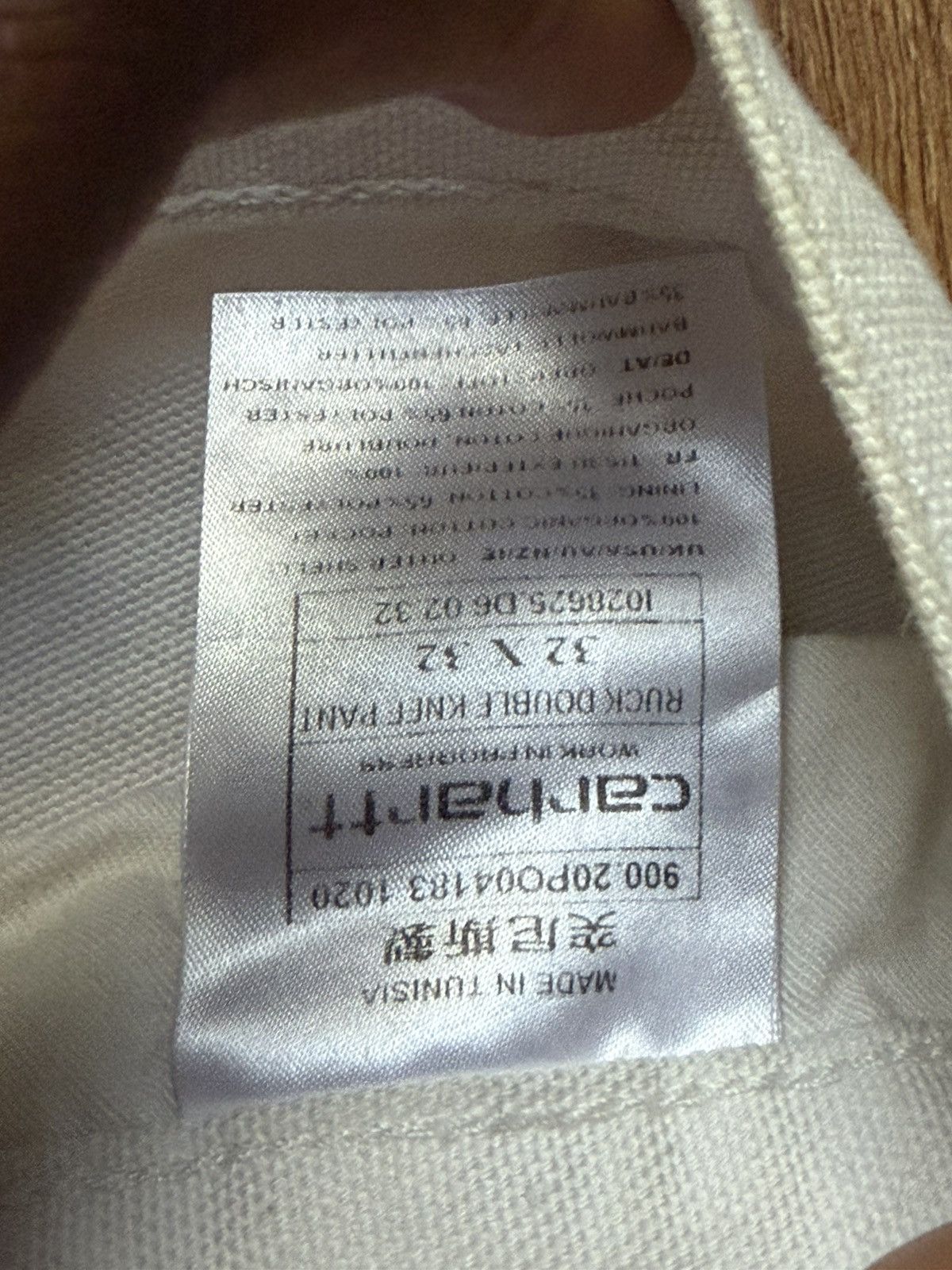 Vintage carhart wip white carpenter jeans Size US 32 / EU 48 - 6 Thumbnail