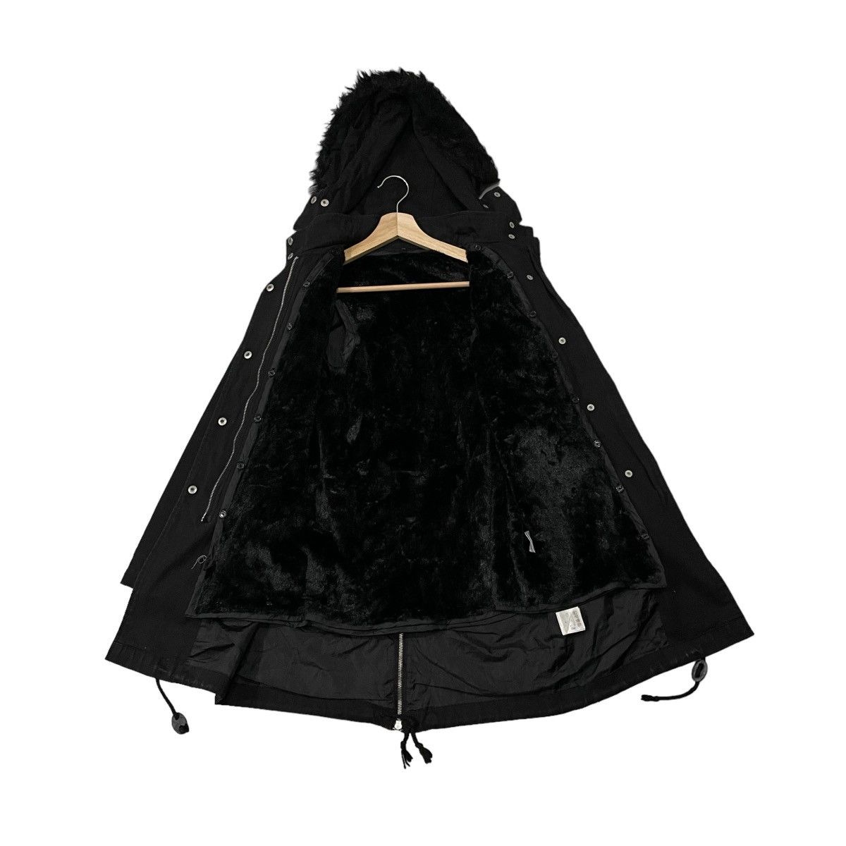 Le Grande Bleu (L.G.B.) Vintage Glad News Seditionaries Punk Skull Fishtail Parka Size US XS / EU 42 / 0 - 20 Thumbnail