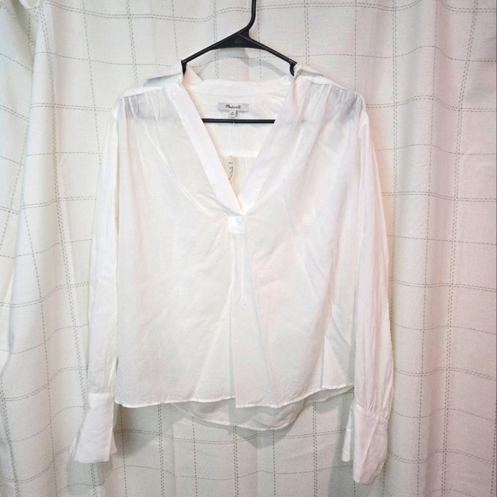 Madewell Madewell Popover Shirt Size XS / US 0-2 / IT 36-38 - 3 Thumbnail