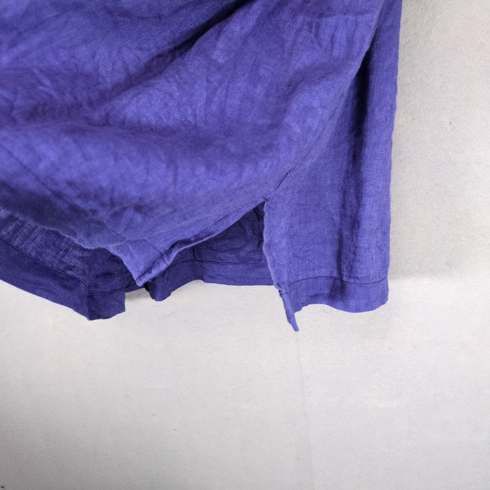 Boden Boden Women's 6 100% Linen Purple Babydoll Tunic Top Size M / US 6-8 / IT 42-44 - 5 Thumbnail