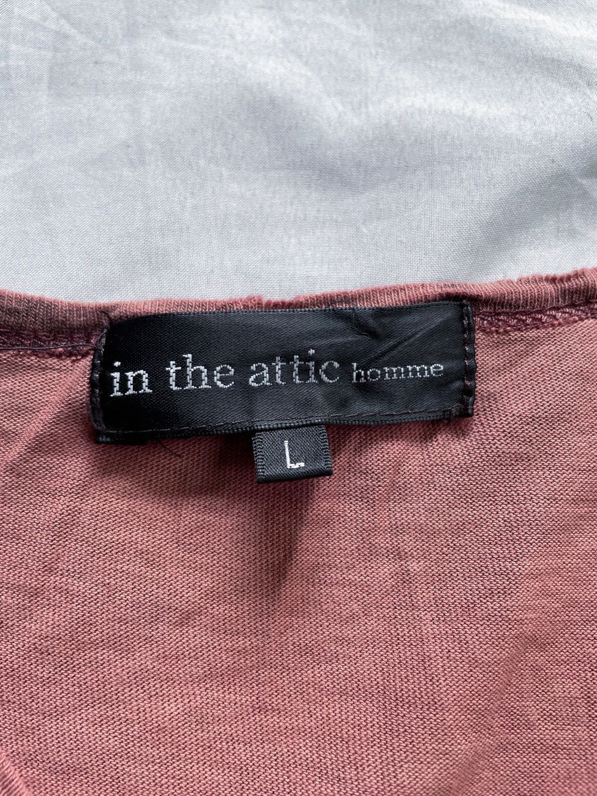 In The Attic IN THE ATTIC DISTRESSED STYLE POEM TEE Size US L / EU 52-54 / 3 - 4 Thumbnail