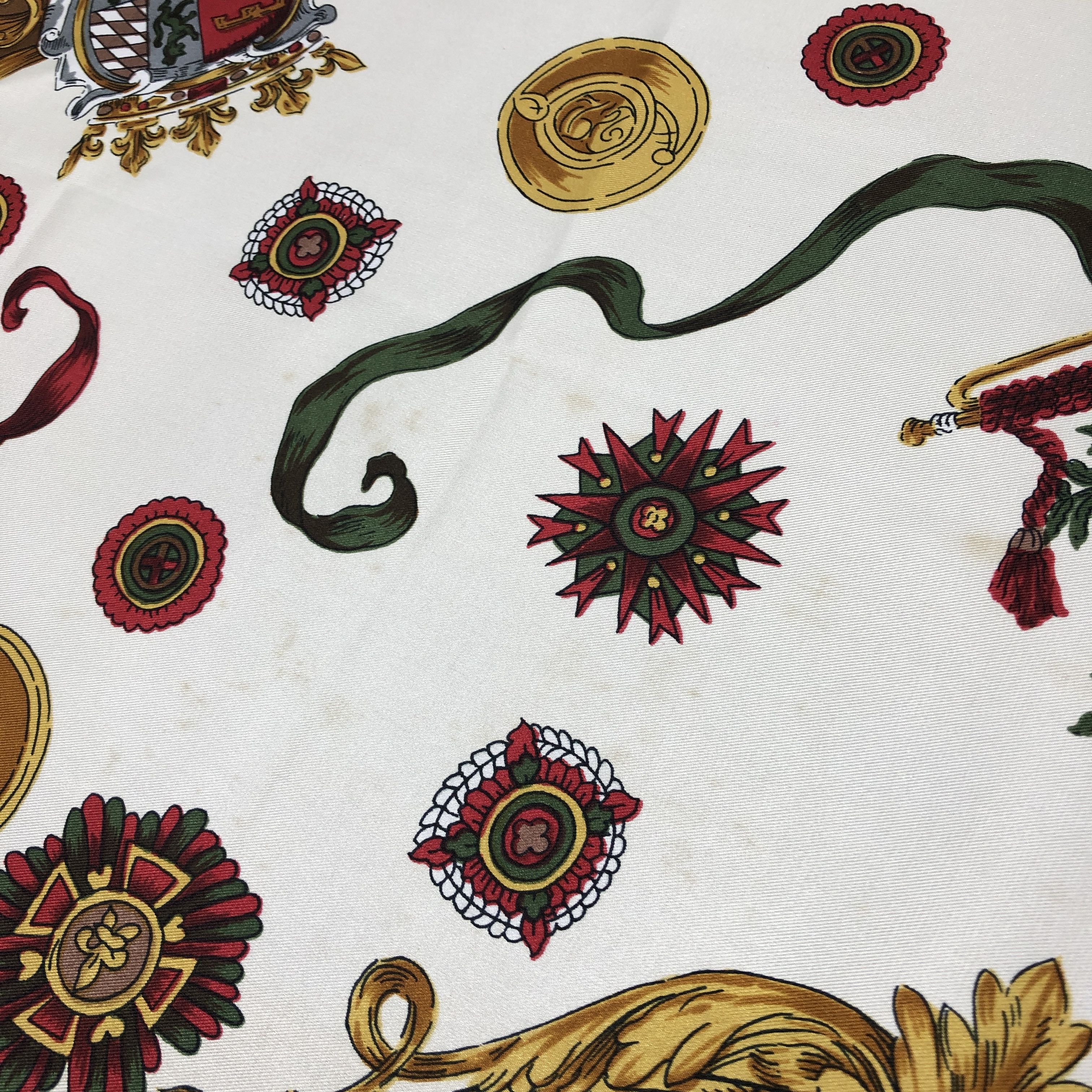 Japanese Brand Vintage Nautical SILK Scarf Twill Stole Wraps Scarves Size ONE SIZE - 10 Thumbnail