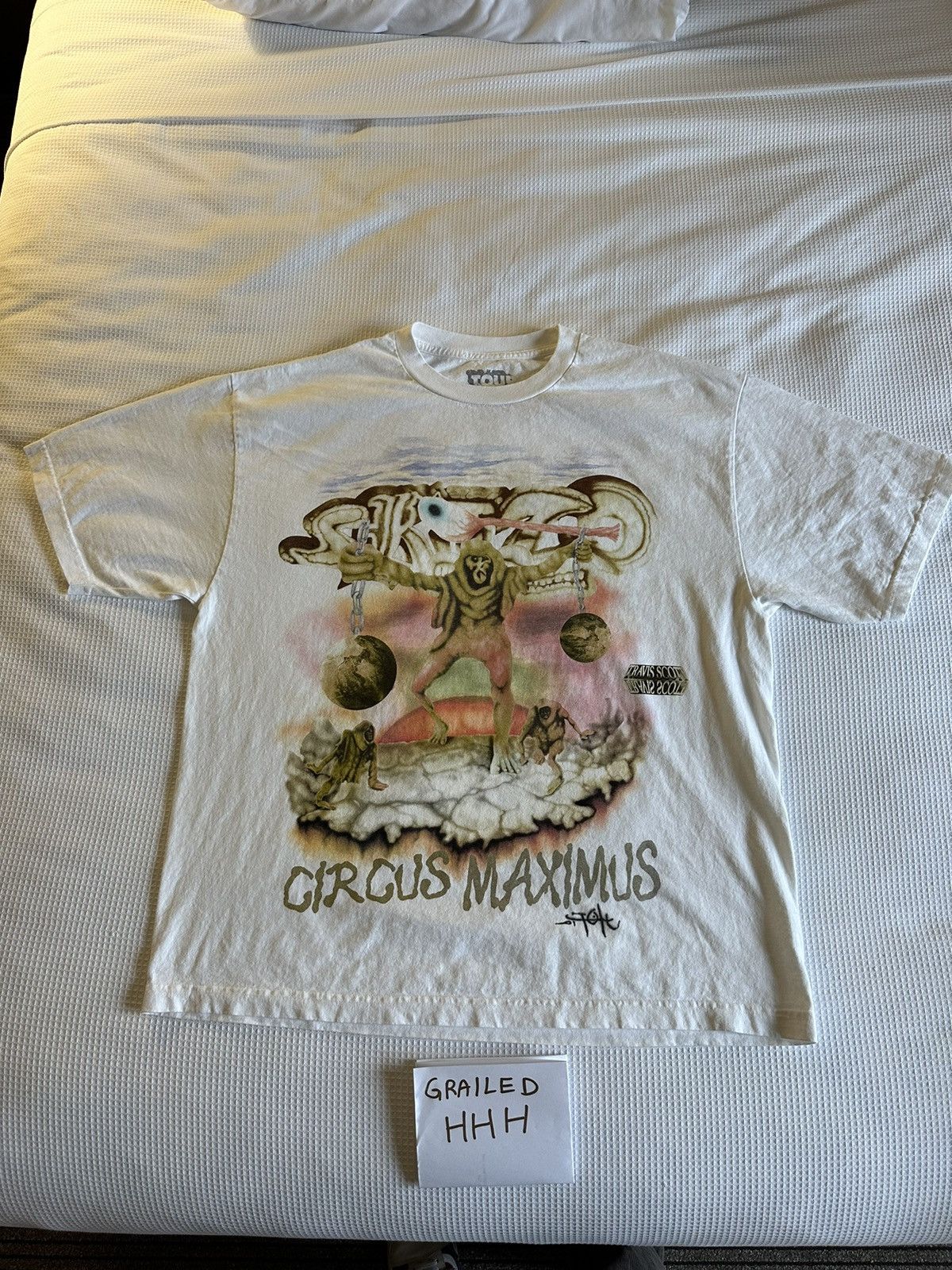 Travis Scott SKITZO TEE - UTOPIA TOUR TRAVIS SCOTT Size US XL / EU 56 / 4 - 3 Thumbnail