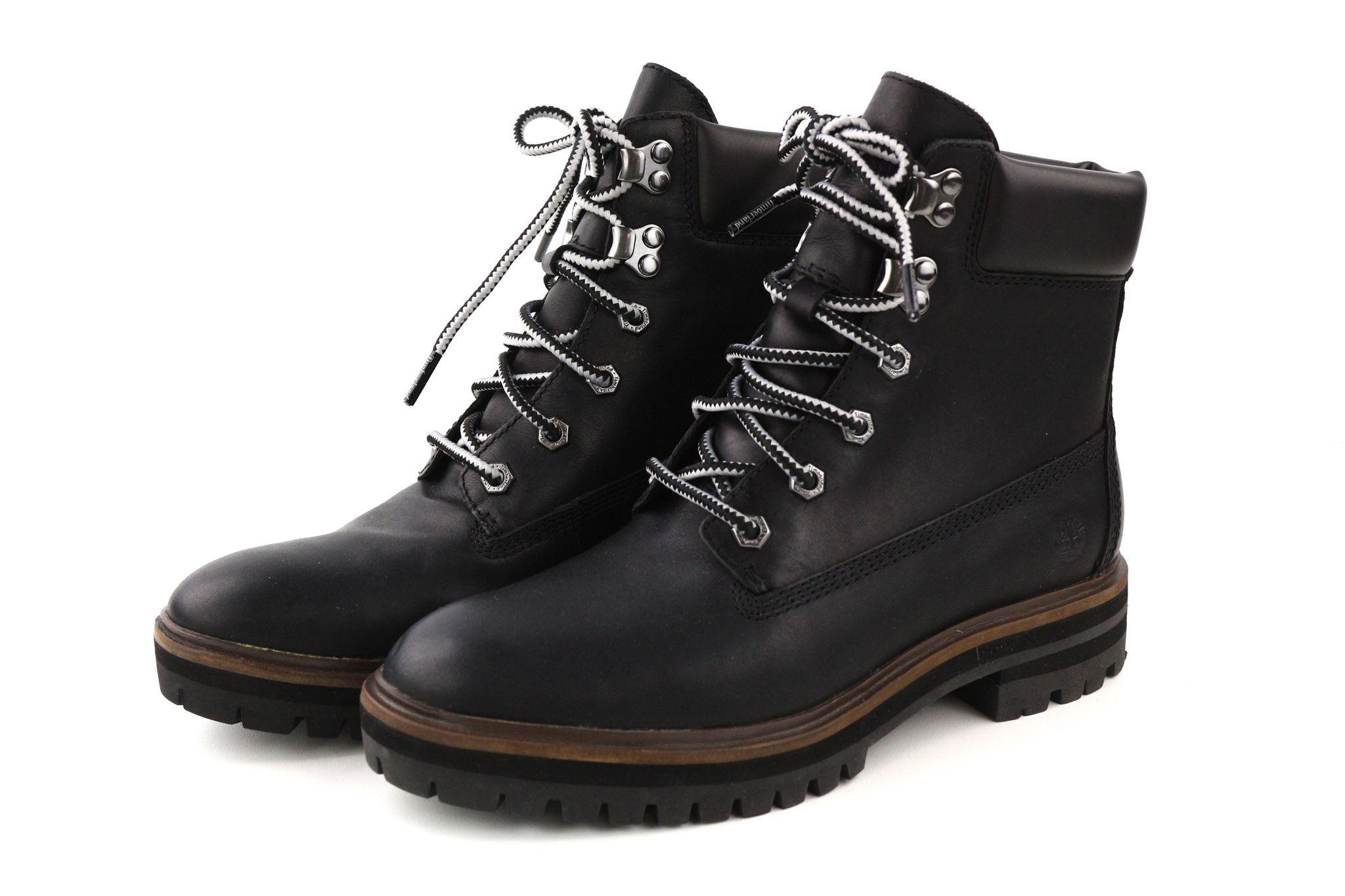 Timberland A1RCH-A3519 EU37.5/38 Black Leather Lace Shoes 80846 Size US 6.5 / IT 36.5 - 4 Thumbnail