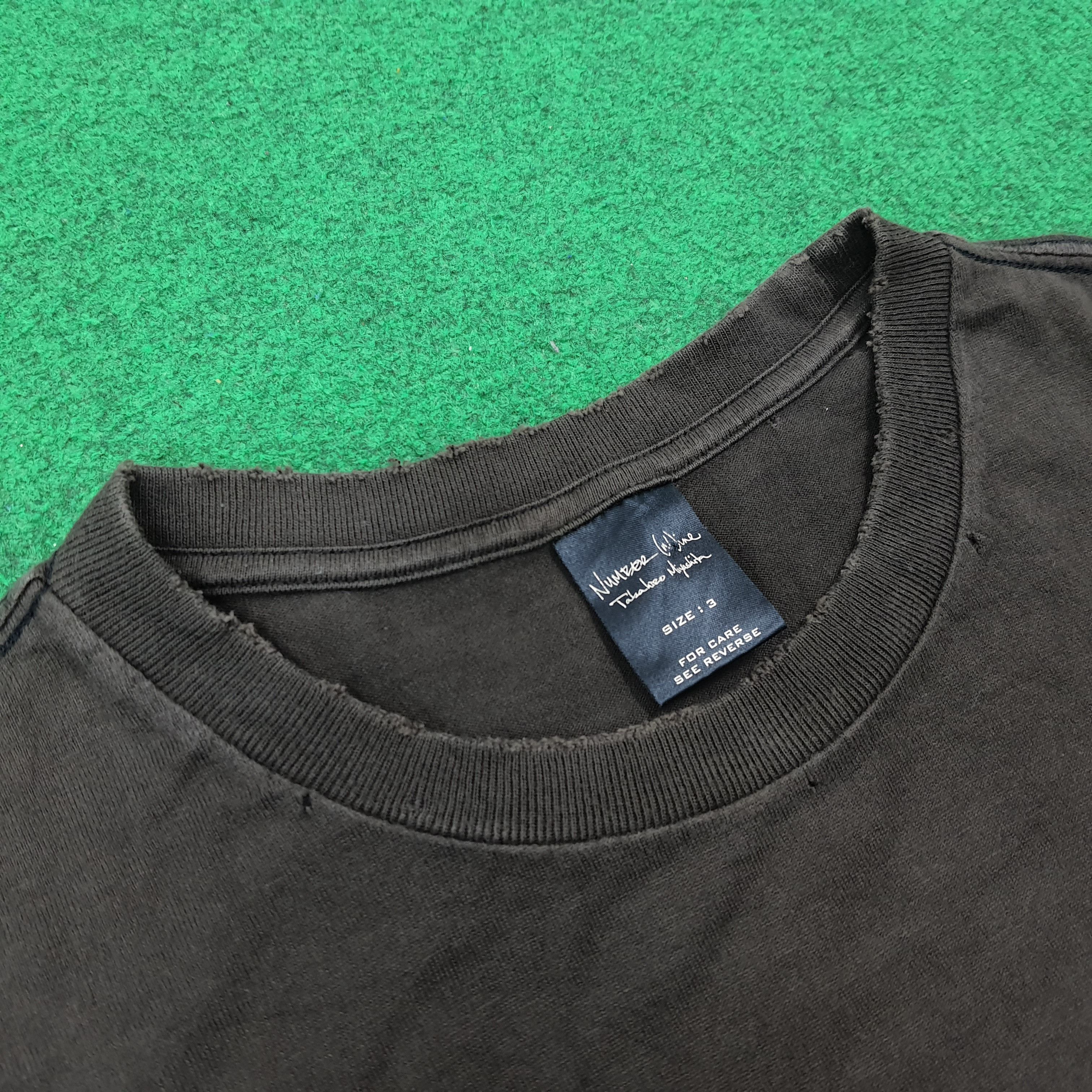Number (N)ine Vintage Number Nine Takahiro Miyashita Tshirt C276N71 Size US L / EU 52-54 / 3 - 4 Thumbnail