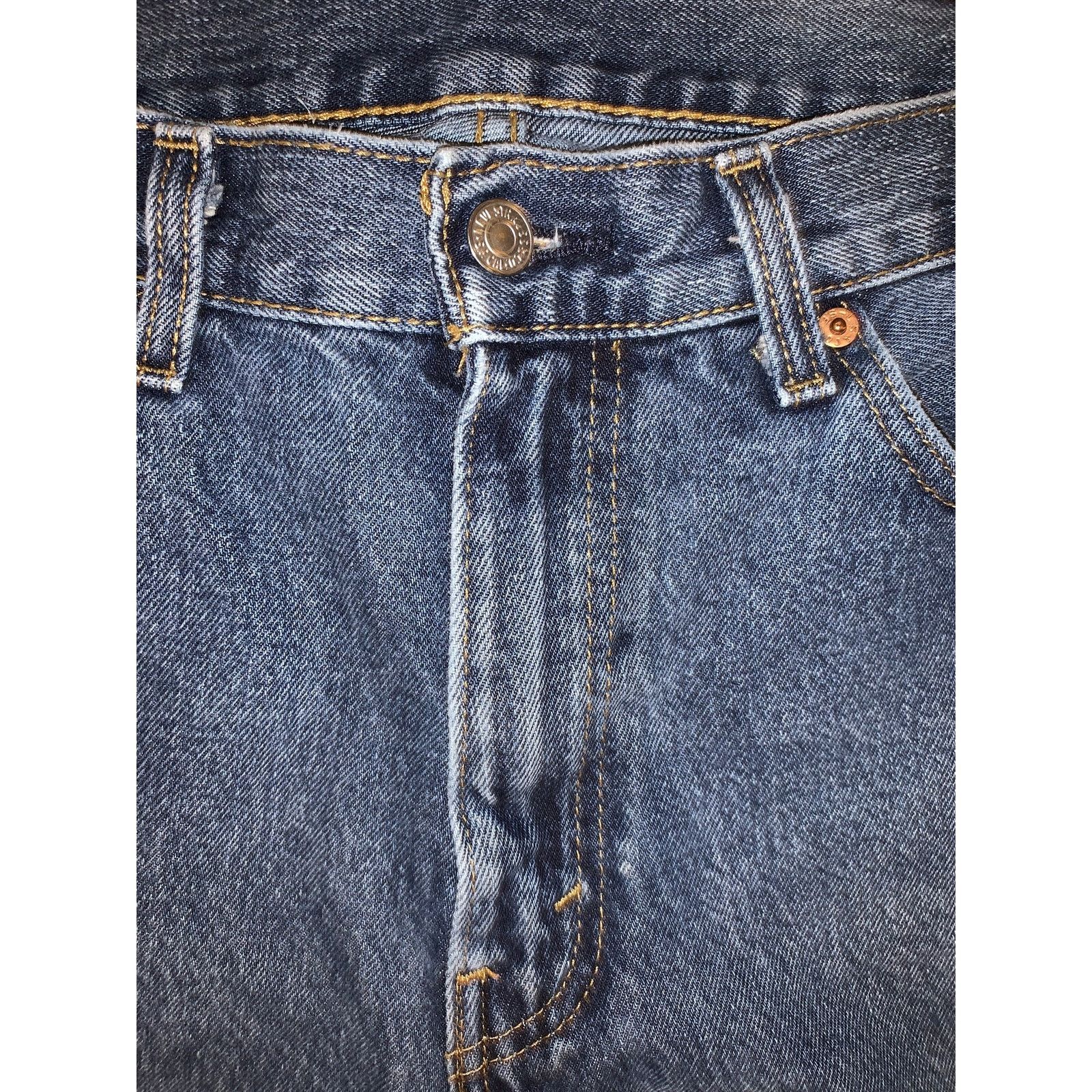 Levi's Levi’s 505 Straight Leg Jeans Mens 36x30 Small e Red Tab Size US 36 / EU 52 - 2 Thumbnail
