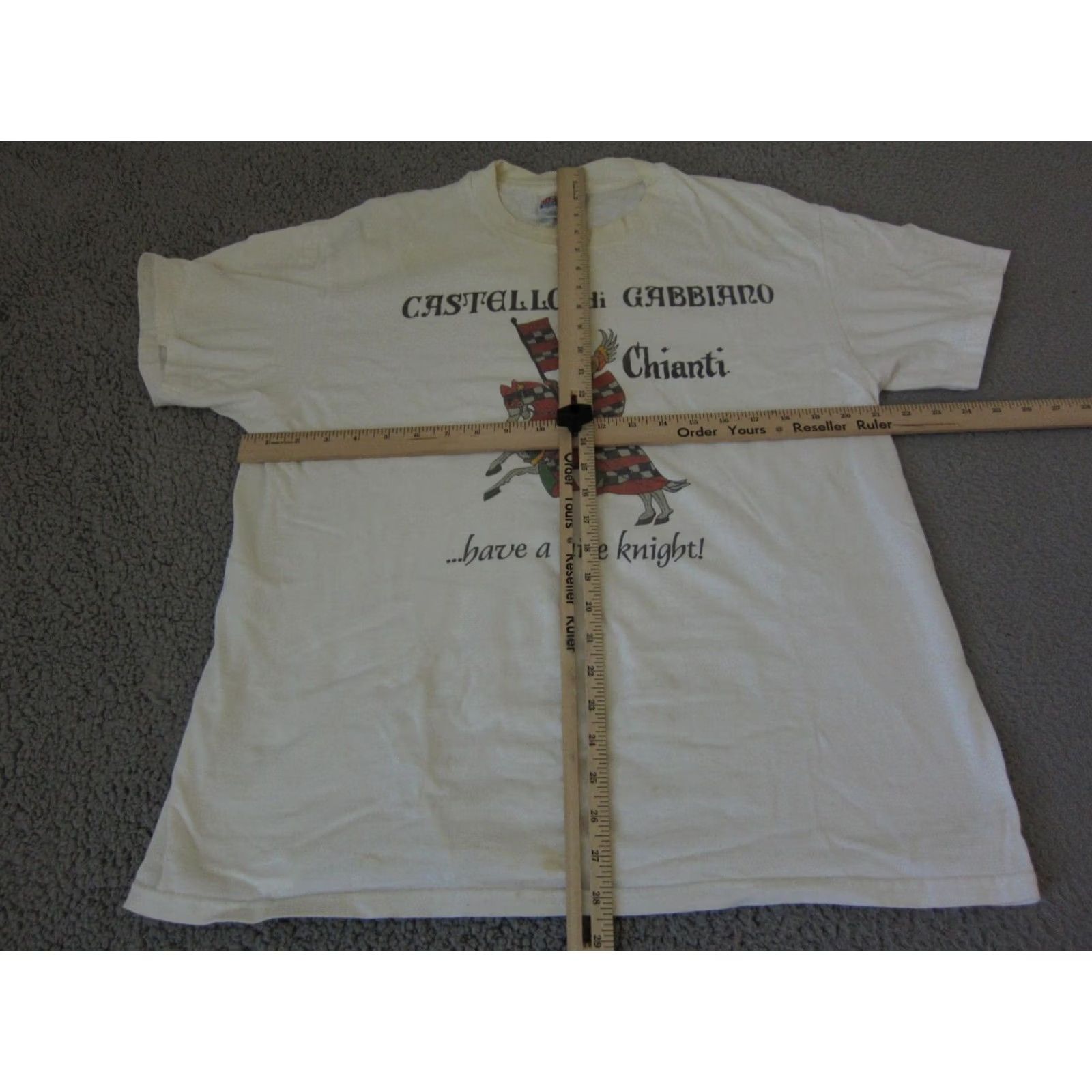 Hanes VINTAGE Hanes Castello Cabbiano Shirt Mens L White Jersey Crew Neck Short Sleeve 80s 90s Classic School Size US L / EU 52-54 / 3 - 7 Thumbnail