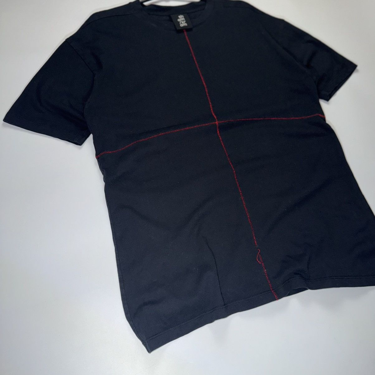 Thom Krom Vintage Thom Krom Baggy Black Avant Garde Designer Tee Size US M / EU 48-50 / 2 - 3 Thumbnail