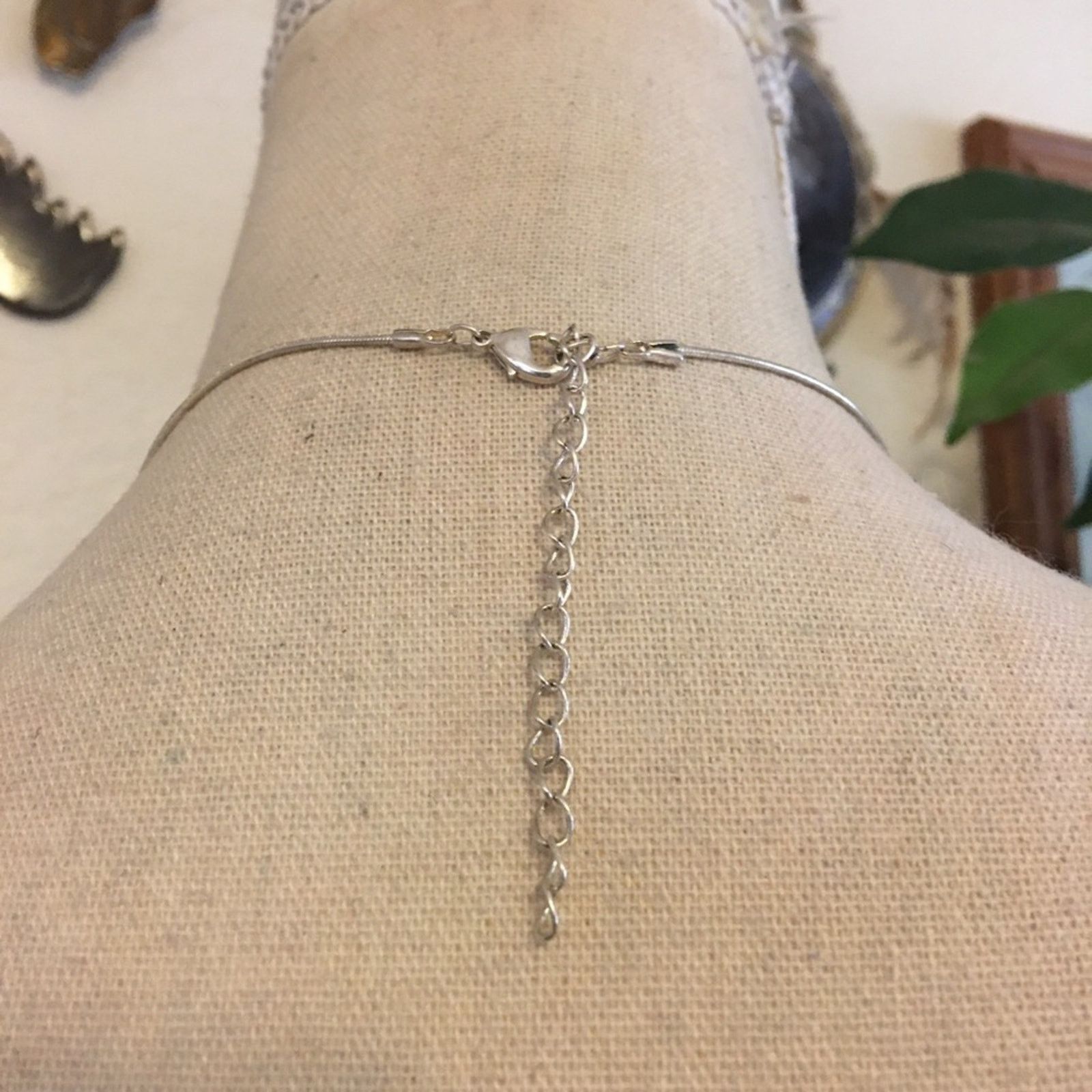 Vintage Vintage repurpose faceted glass stone necklace Size ONE SIZE - 6 Thumbnail