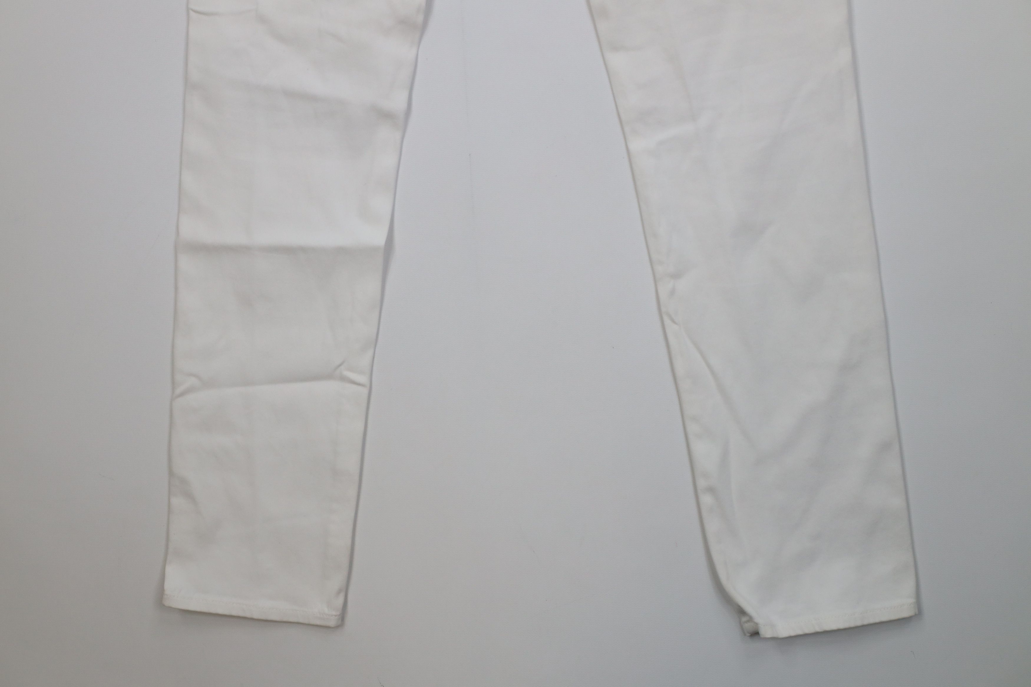 AG Adriano Goldschmied Adriano Goldschmied The Stilt Cigarette Leg Pants White Size 28" / US 6 / IT 42 - 15 Thumbnail