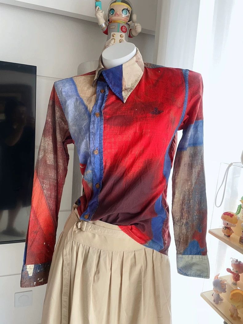 Vivienne Westwood Vivienne Westwood size44 Ink painting. Skirted long-sleeved Size M / US 6-8 / IT 42-44 - 1 Thumbnail