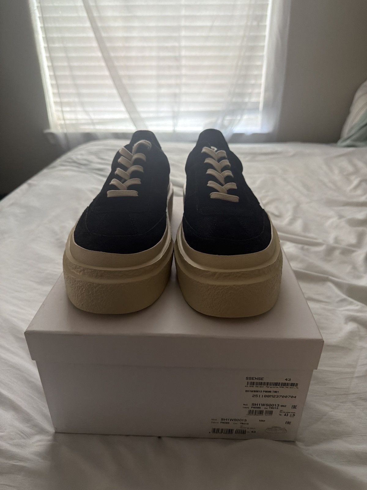 Maison Margiela Maison Margiela MM6 Black Chunky Gambetta Sneakers Size US 10 / EU 43 - 3 Thumbnail
