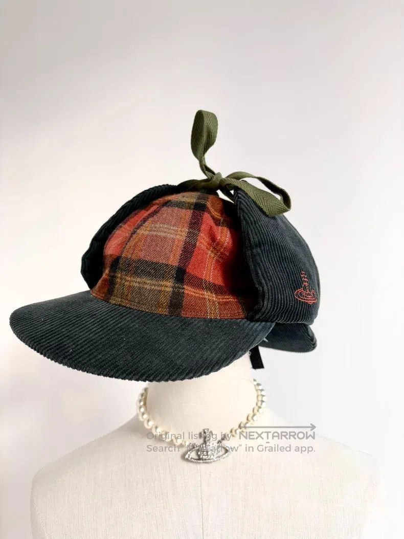 Vivienne Westwood Vivienne Westwood Saturn Double Brim Baseball Cap Detectiv Size ONE SIZE - 3 Thumbnail
