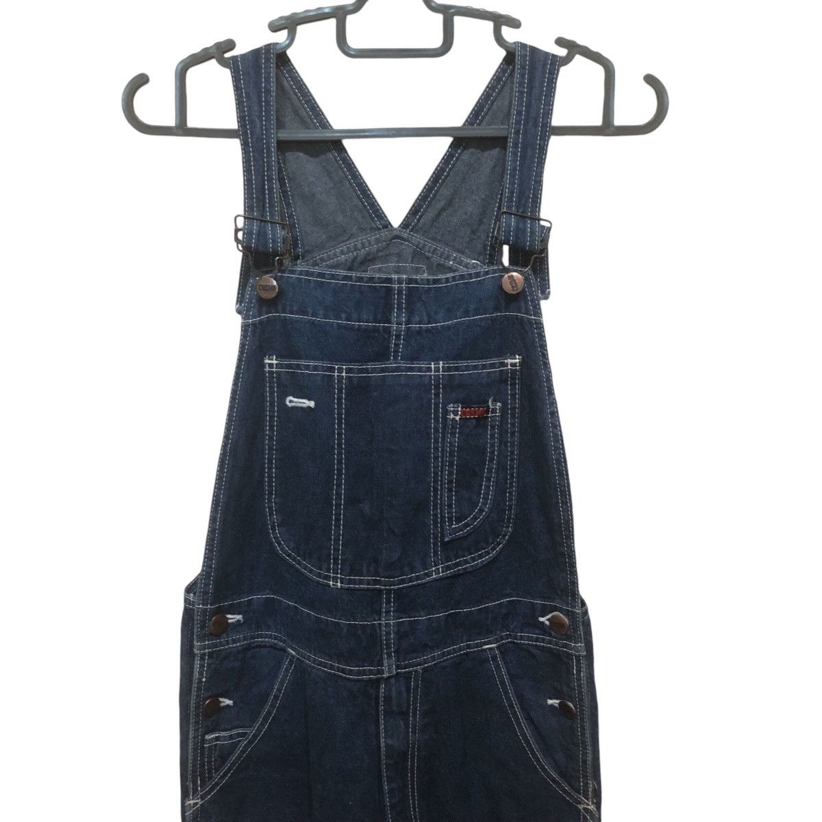 Japanese Brand Cosmo Indigo Denim Overall Size 28" / US 6 / IT 42 - 2 Thumbnail