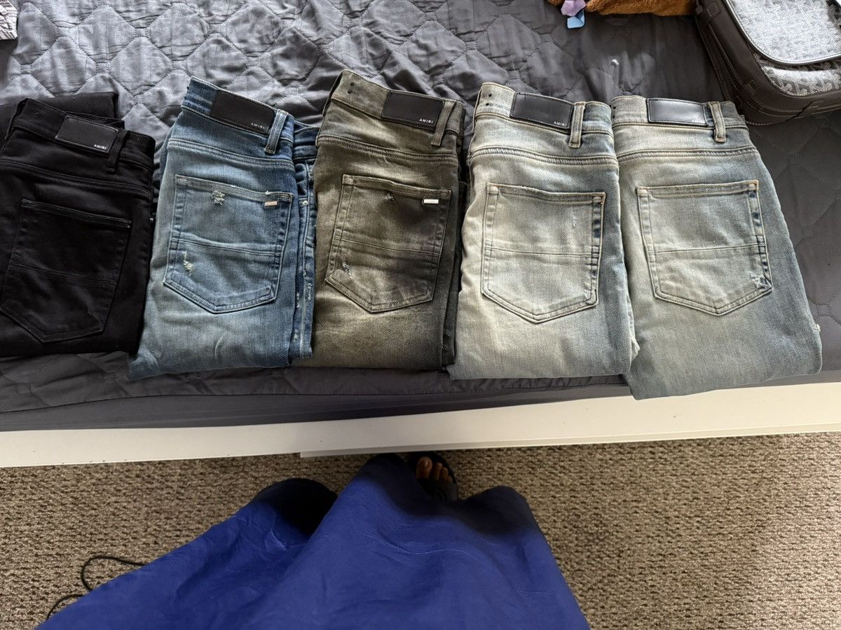 Amiri MX1 JEAN IN ITALIAN STRETCH DENIM Size US 29 - 18 Thumbnail