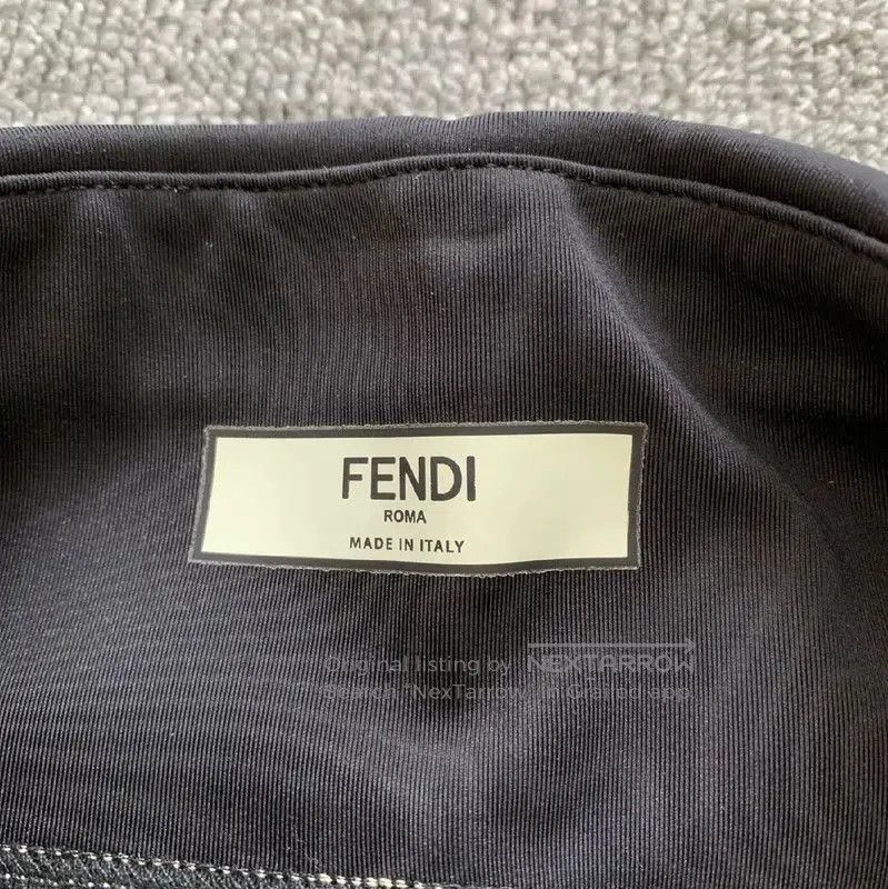 Fendi Fendi Black Cotton Women's Casual Pants . Size 30" / US 8 / IT 44 - 5 Thumbnail