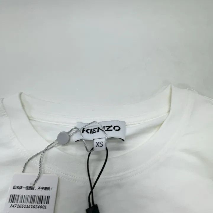 Kenzo KENZO White Tiger Print Short Sleeve T-Shirt -2507 Size XS / US 0-2 / IT 36-38 - 5 Thumbnail