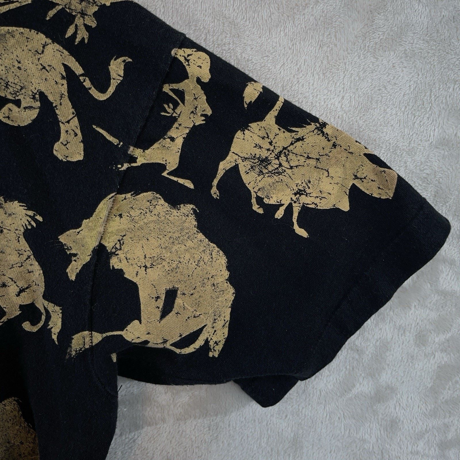 Disney Vintage 90s Disney Lion King Jerry Leigh AOP Simba T Shirt Size US XL / EU 56 / 4 - 6 Thumbnail