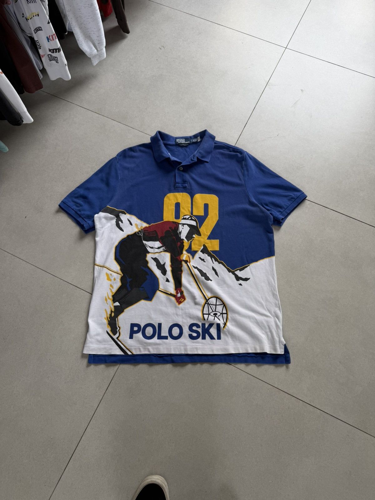 90s Polo Ralph Lauren Royal Blue Ski Stadium 92