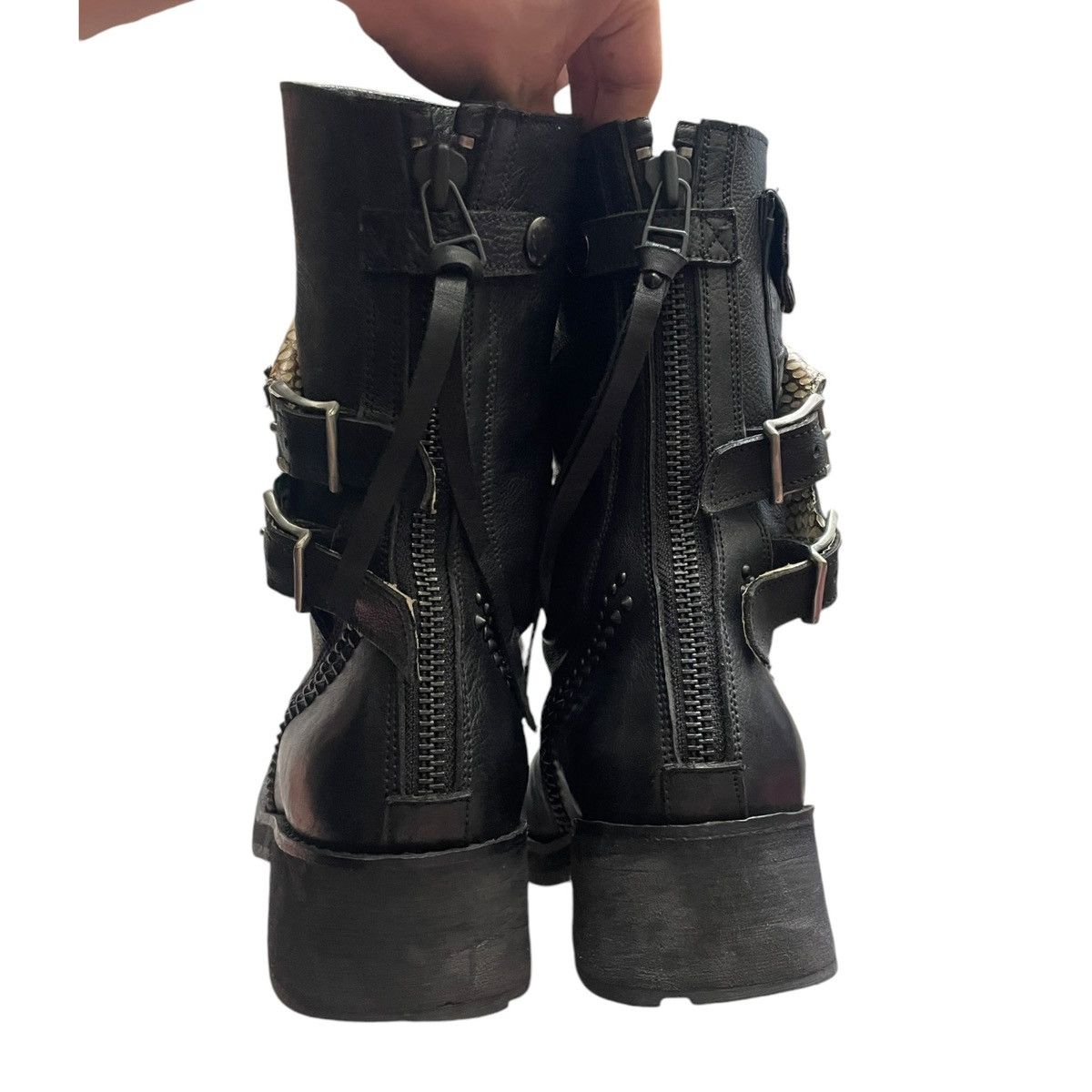 KMRii Kmrii snakeskin crush boots Size US 9 / EU 42 - 5 Thumbnail
