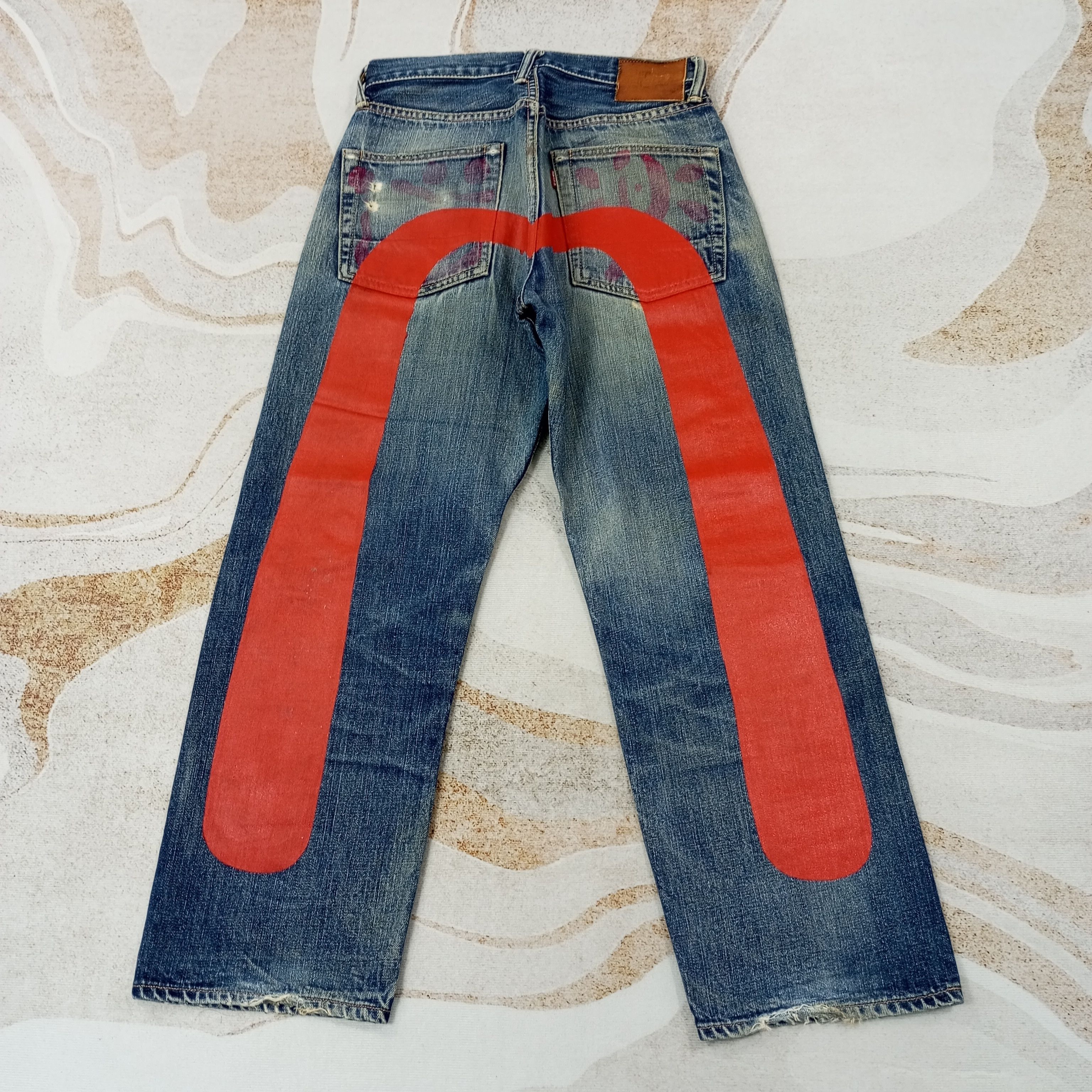 Evisu Evisu Japanese Brand Custom Daicock Jeans c235n5 Size US 27 - 1 Thumbnail