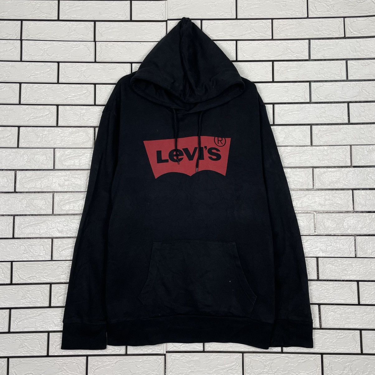 Levi's Levis Big Logo Pullover Hoodie Size US XL / EU 56 / 4 - 1 Thumbnail