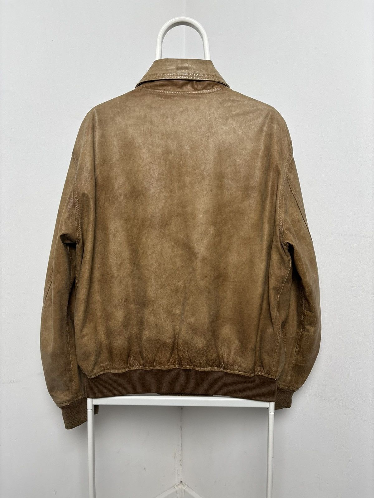 Belstaff × Vintage Rare vintage Belstaff gold Aviator leather jacket Size US L / EU 52-54 / 3 - 10 Thumbnail