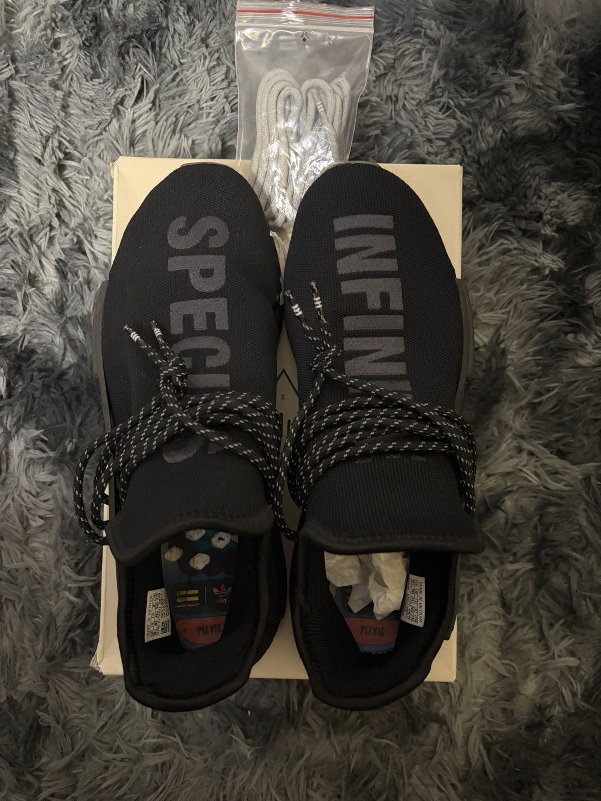 Pharrell Adidas x Pharrell Williams HU NMD PRD "Core Black" Size US 10.5 / EU 43-44 - 1 Thumbnail